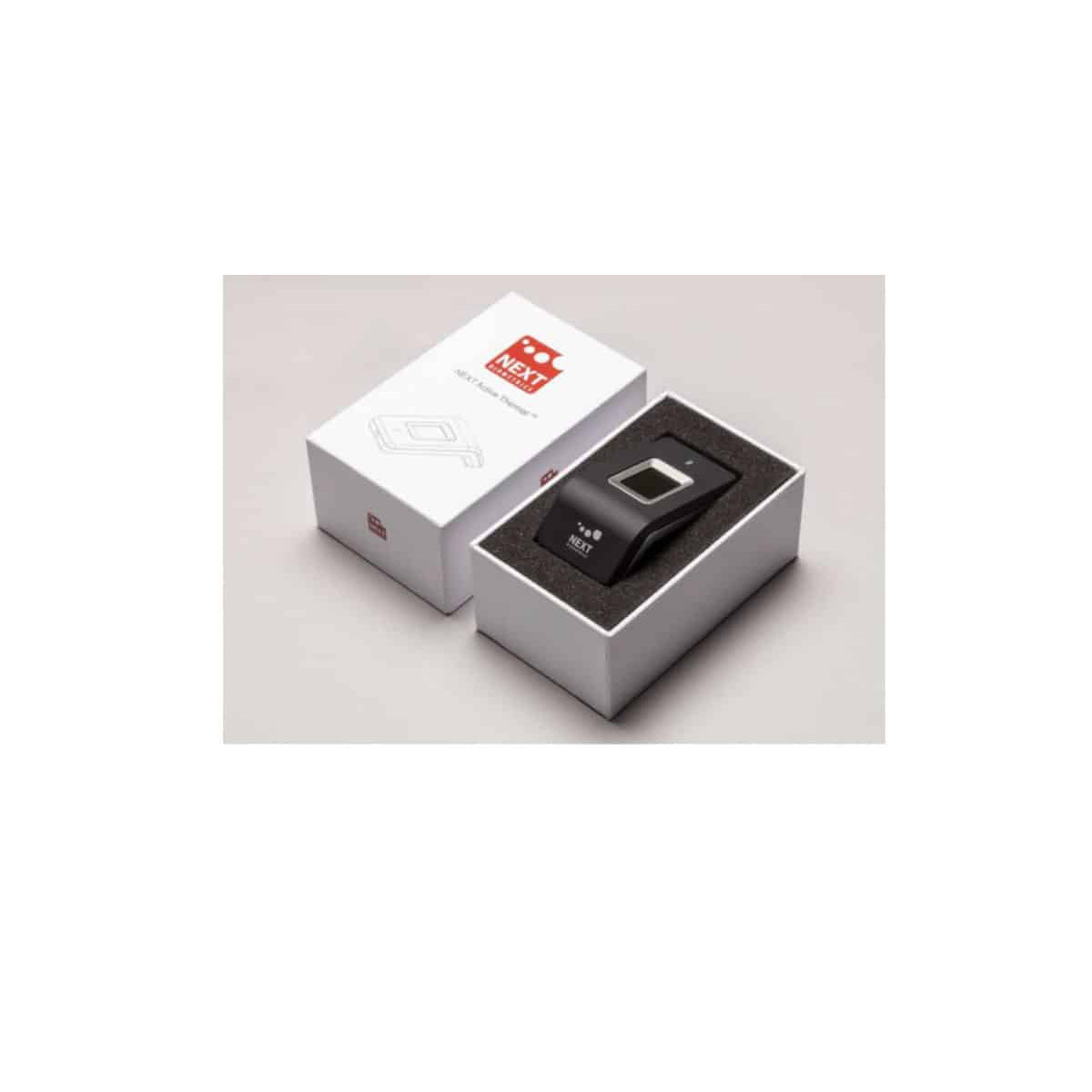 NEXT Biometrics Oyster III USB Fingerprint Scanner - Secure Biometric Authentication Device for Windows & Mac - Ideal for Office Security, Home Protection & Online Banking Login