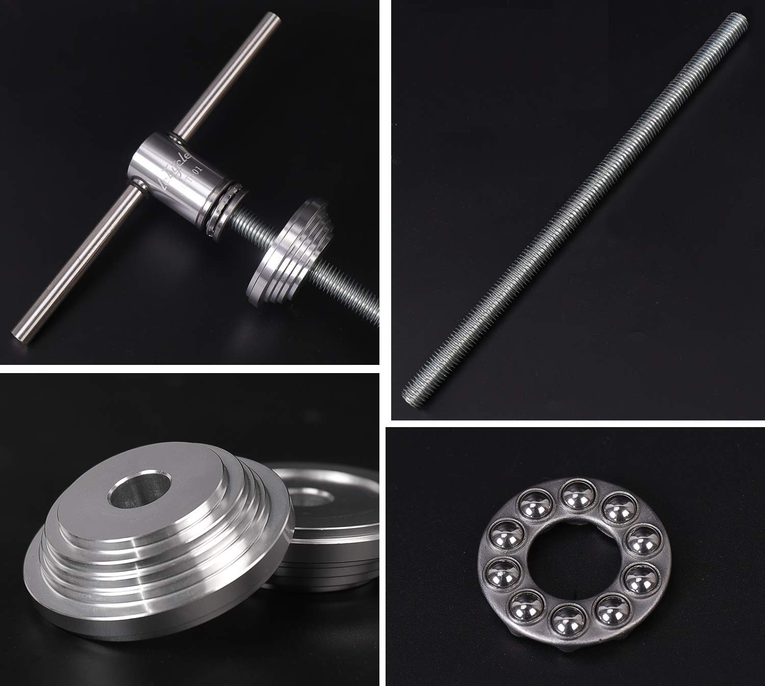 Bike Headset Cup and Bottom Bracket Press Tool - Professional Bicycle Bearing Installation Kit for Headset & Bottom Bracket Repair - Perfect for DIY Bike Maintenance and Workshop Use
