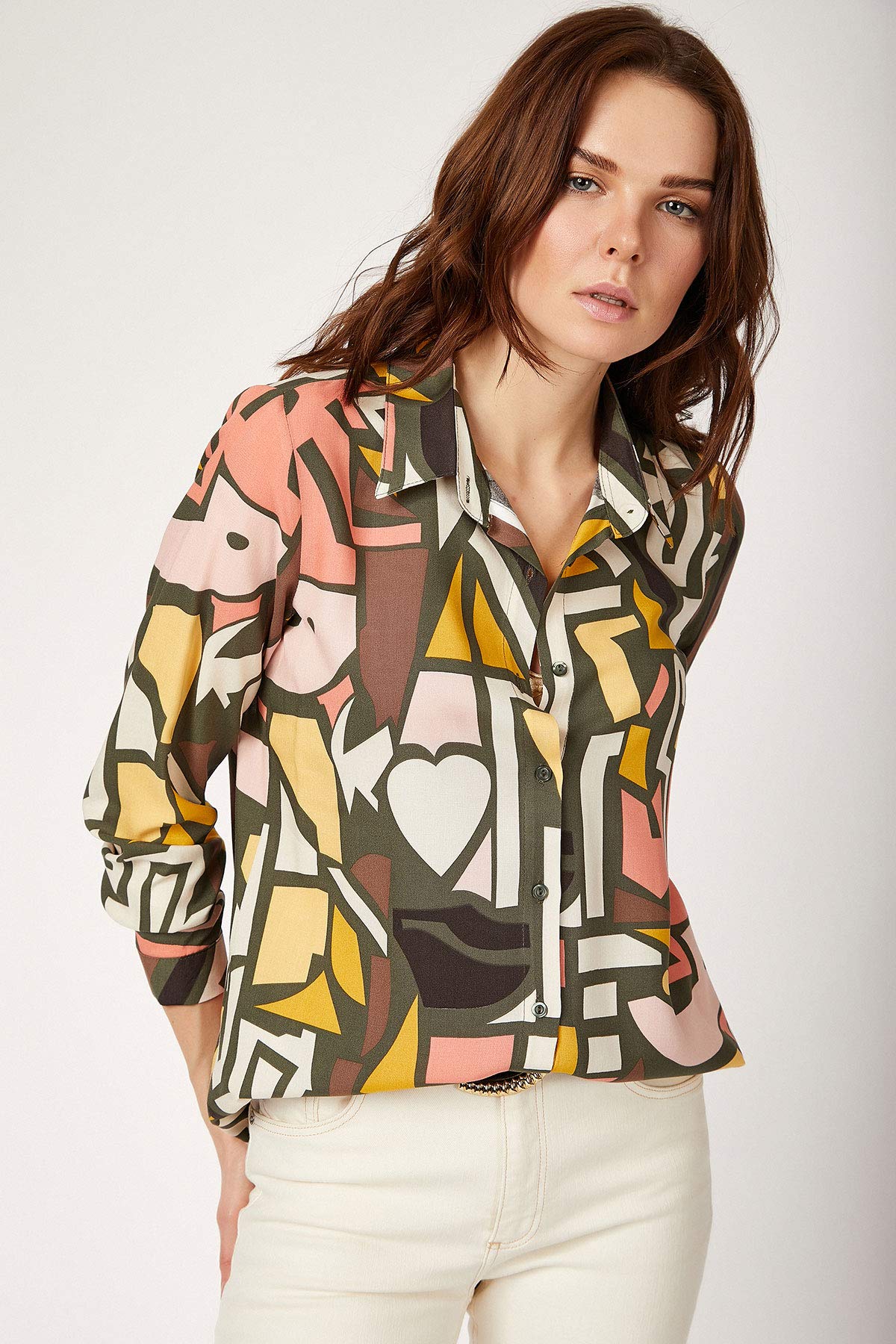Stylish Women's Long Sleeve Button Down Blouses - Fashionable Dressy & Casual Tops for Work, Office, and Everyday Wear
