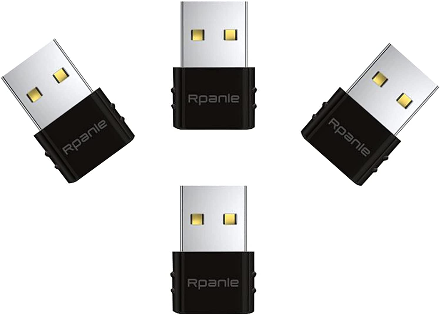 USB C to USB A Adapter 4-Pack - Compatible with Samsung, Huawei, Laptops & Power Banks - for Charging & Data Transfer