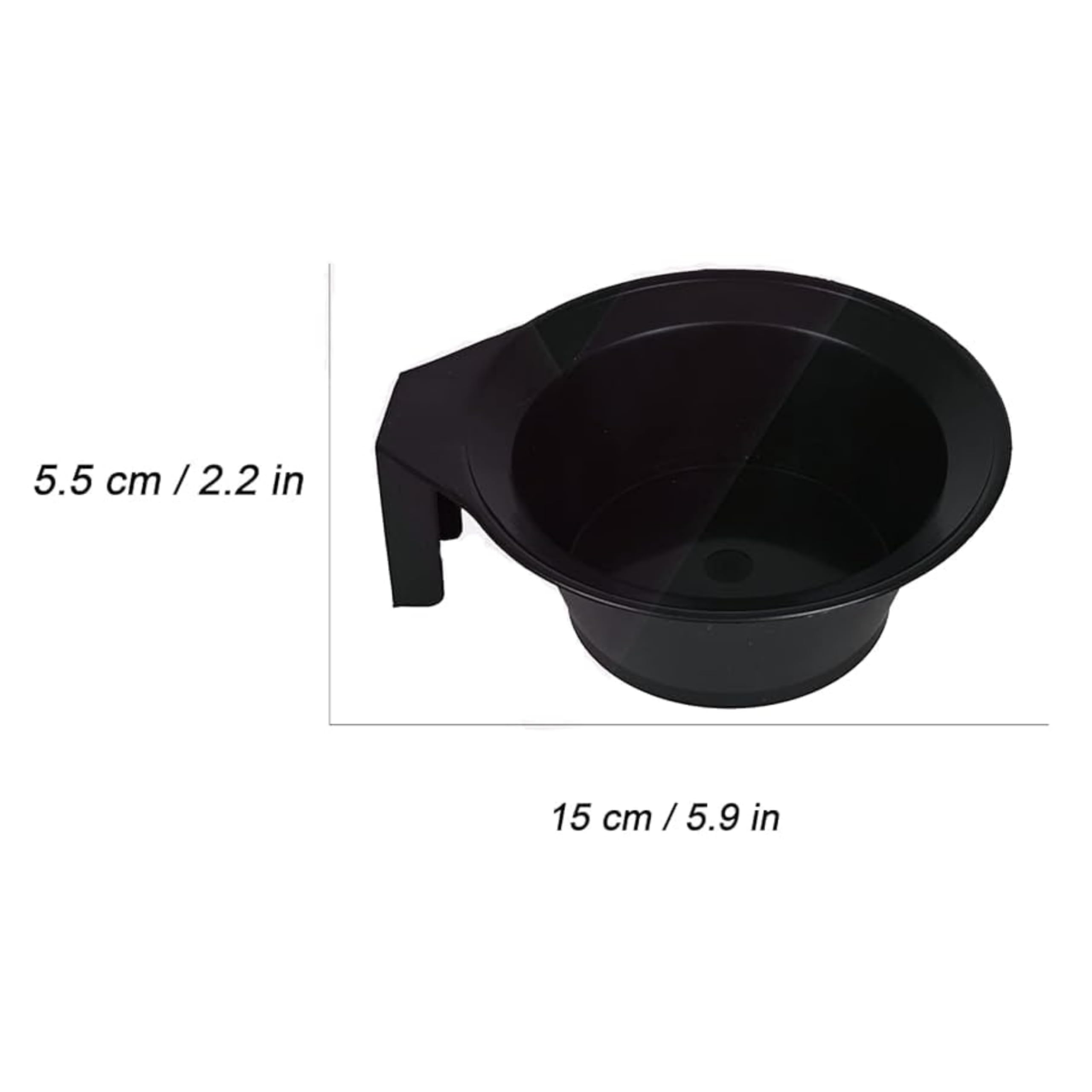 Ear Lobe & Hair Dye Accessories Combo Pack - 1pc 325ml Hair Color Mixing Bowl + 1pc 200ml Face Mask Mixing Bowl - Perfect for Salon Styling & At-Home Beauty Treatments