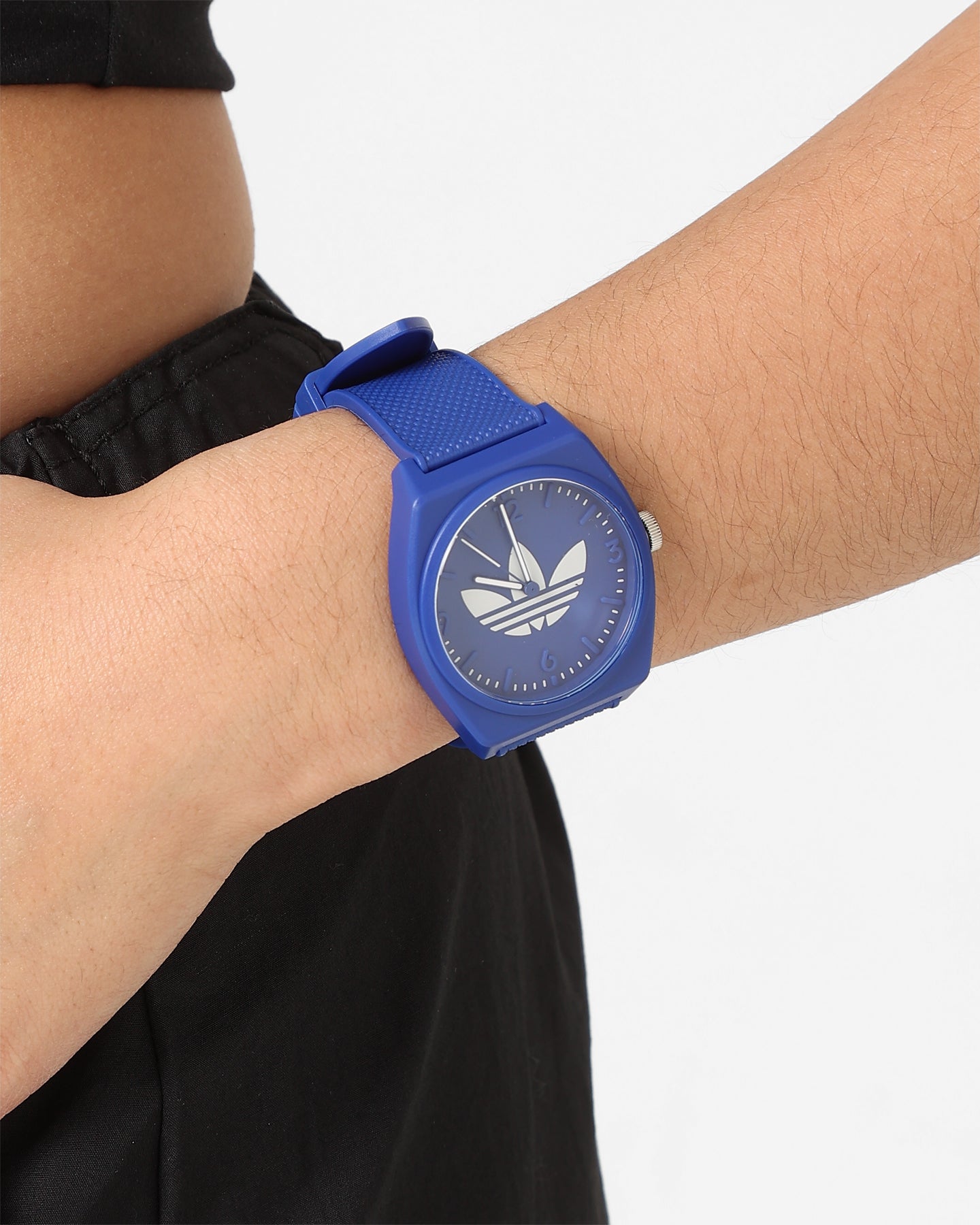 Adidas Project Two Men's Digital Sports Watch - Blue, Waterproof, Fitness Tracker for Running, Swimming & Outdoor Activities
