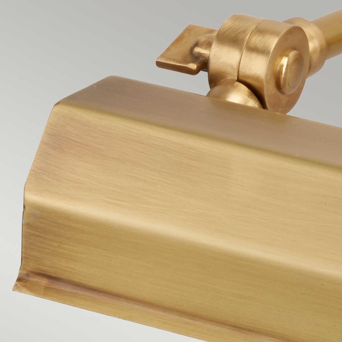 Elstead Lighting Chawton Small Aged Brass Picture Light - Perfect for Wall Art, Gallery Displays & Home Decor