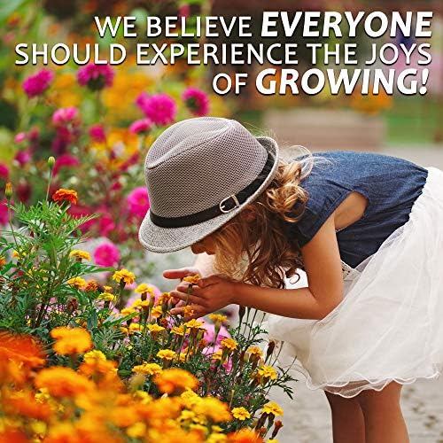 All Annual Wildflower Mix Seeds for Planting - 1 Lb ~16,000+ Seeds - 21 Varieties Including California Poppy, Indian Blanket & Scarlet Flax - Attracts Bees & Butterflies - Bulk Wildflower Seeds for Gardens, Meadows & Pollinator Habitats