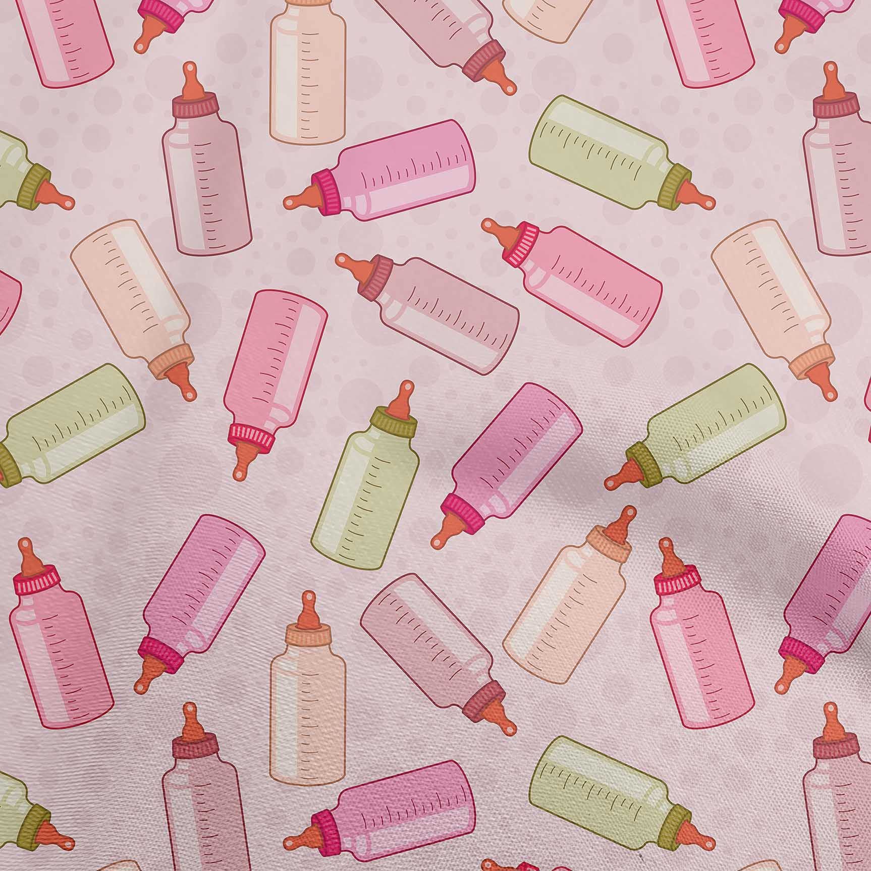 oneOone Silk Tabby Pink Kawai Dress Fabric - 42 Inch Wide Print Material by The Yard (68) | Perfect for DIY Dresses, Cosplay Costumes & Kawaii Fashion Projects