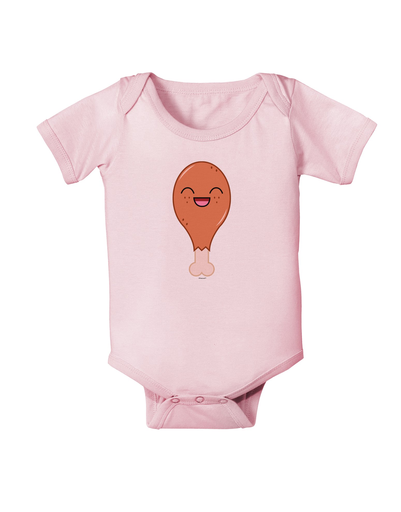 TooLoud Chicken Leg Infant One Piece Bodysuit - Cute Baby Romper for Boys & Girls | Perfect for Playtime, Photo Shoots & Everyday Wear