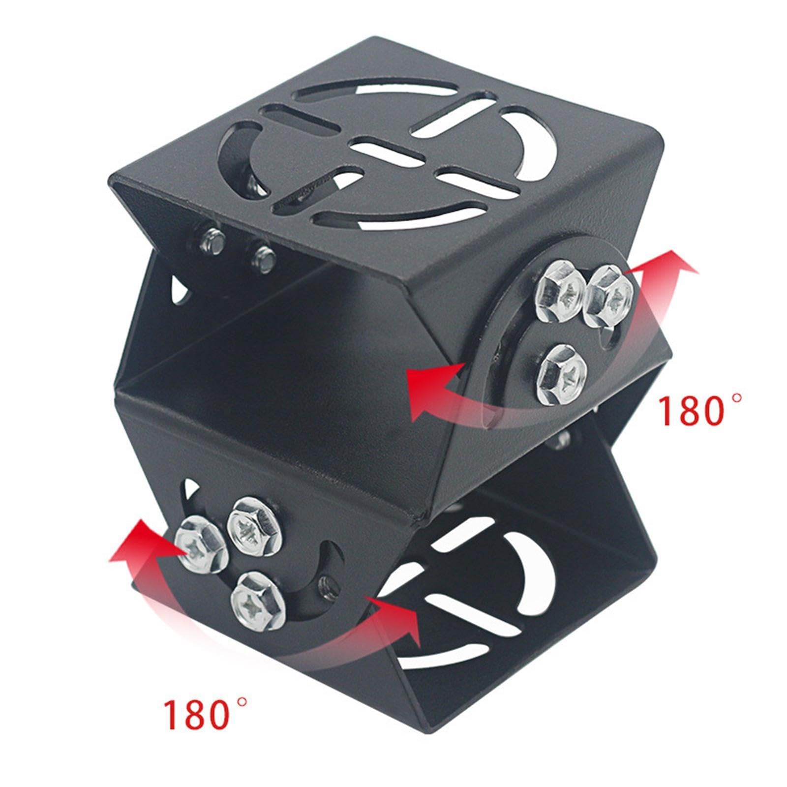 Dual Layer Security Camera Mount with Metal Base - Heavy Duty Adjustable Bracket for Indoor/Outdoor Surveillance - Easy Installation for Home, Office & Business Security Systems (Ideal for Monitoring Entrances, Driveways & Backyards)