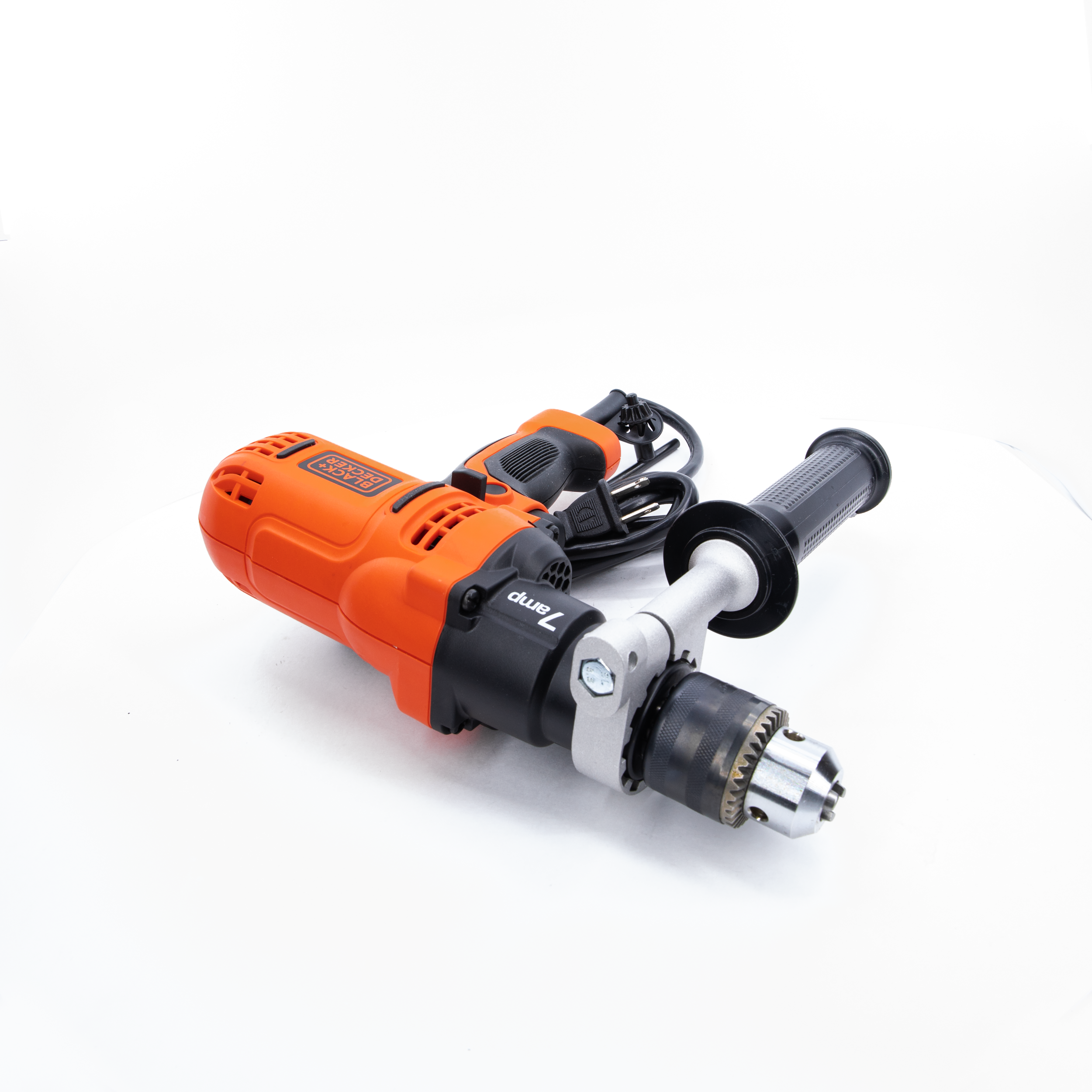7.0 Amp 1/2 Inch Heavy Duty Electric Drill Driver Kit - Perfect for DIY Projects, Home Repairs & Professional Construction Work