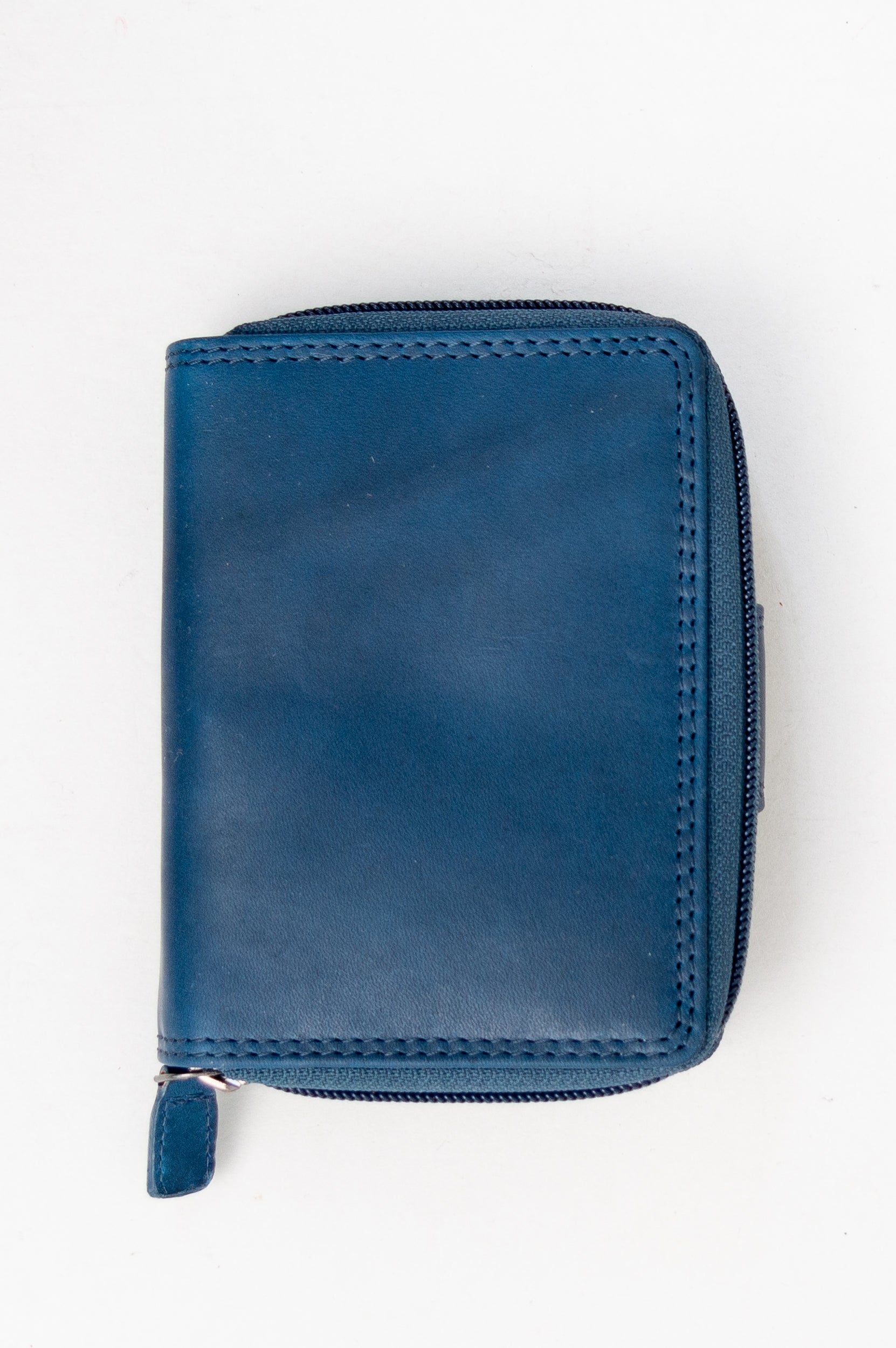 Adrian Klis 157 Women's Genuine Leather Wallet - Slim Bifold Credit Card Holder with RFID Protection - Perfect for Everyday Use, Travel & Gift Giving (Blue)