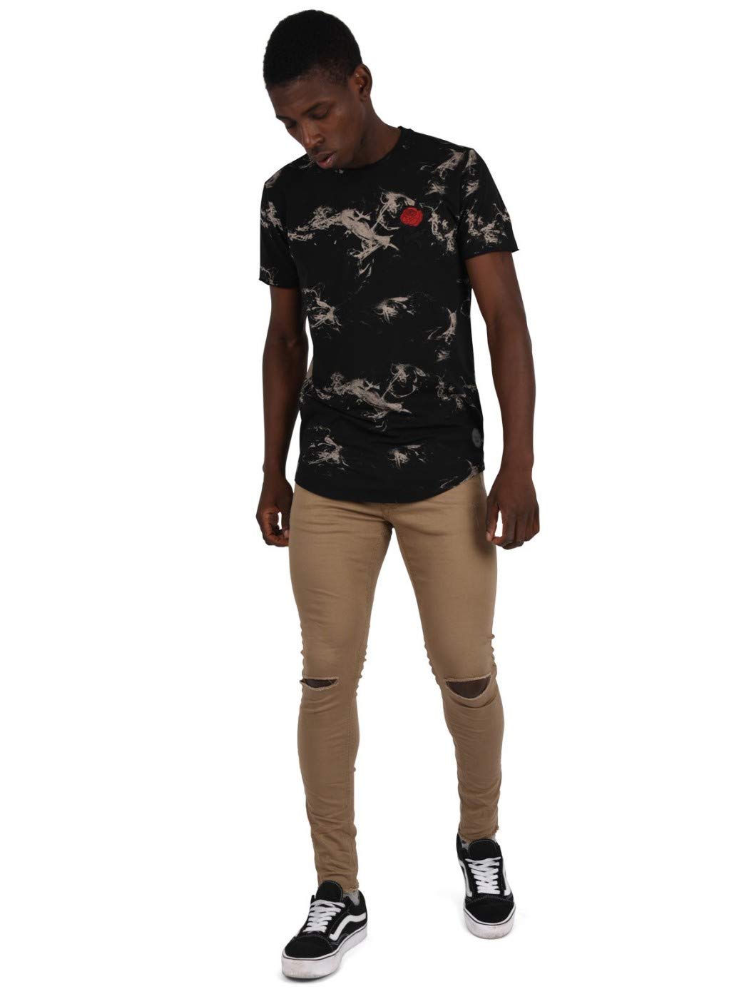 Slim Fit Distressed Jeans for Men - Trendy Ripped Denim Pants with Stretch Comfort | Perfect for Casual Wear, Street Style & Night Out