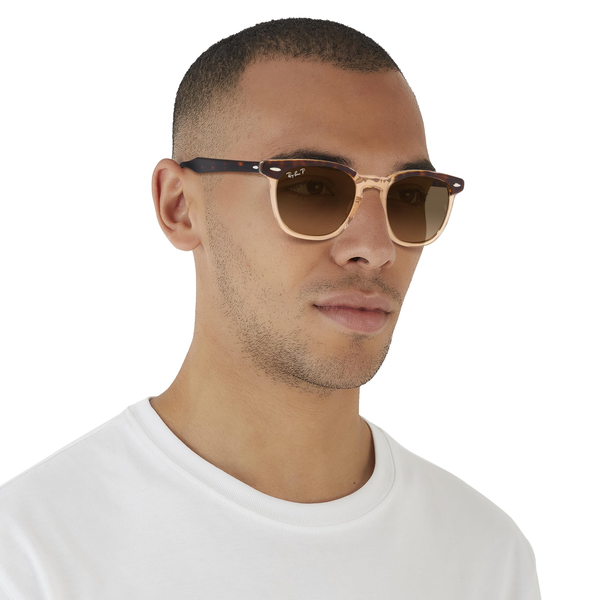 Ray-Ban RB2298 Hawkeye Square Sunglasses for Men & Women - UV Protection Polarized Lenses - Classic Aviator Style for Driving, Travel & Outdoor Activities