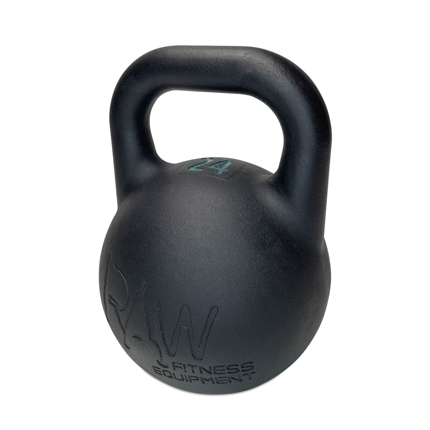 Premium 24KG Competition Kettlebell - Professional Grade Black Cast Iron Weight for CrossFit, Strength Training & Home Gym Workouts