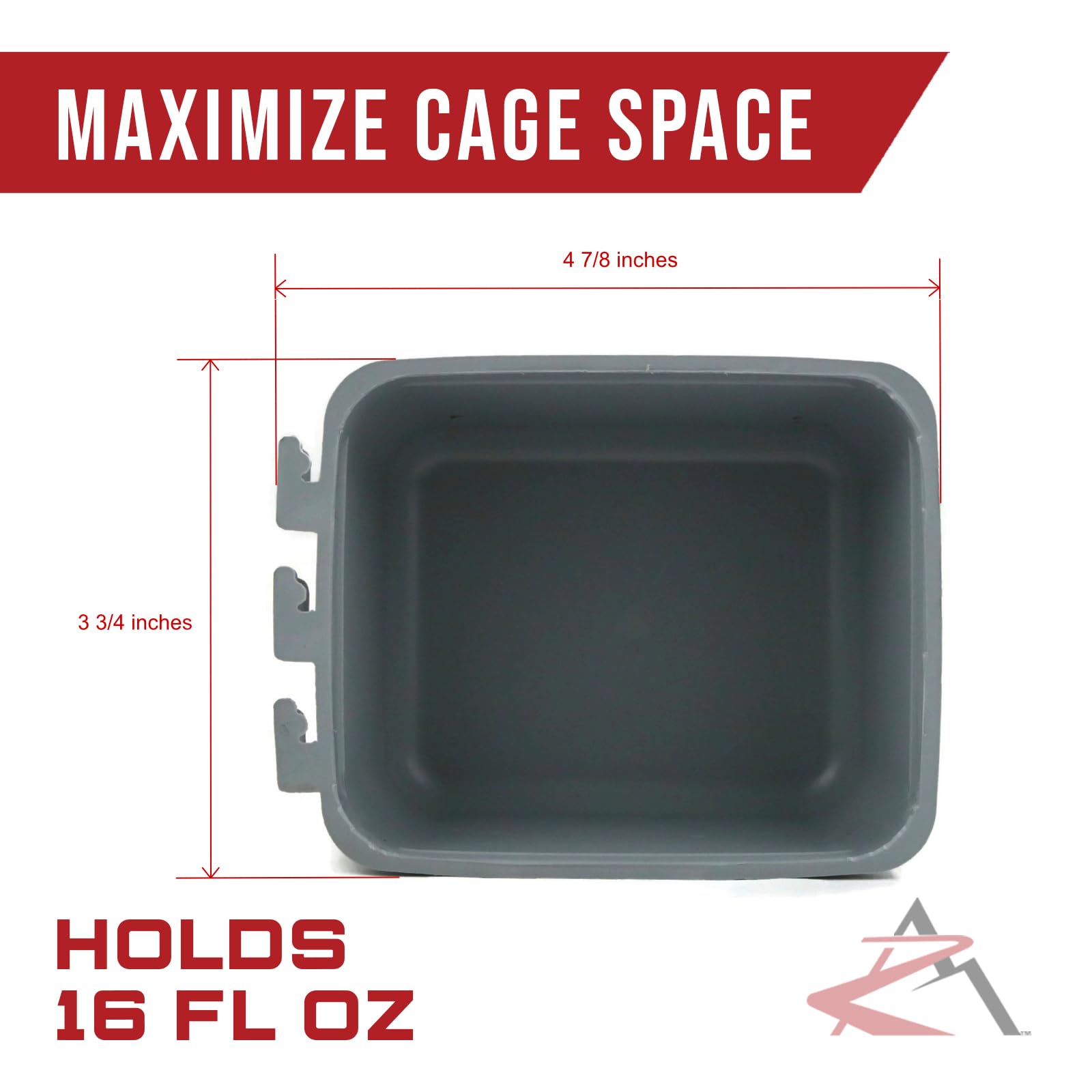 Durable Plastic Gray Cage Bowls - 12-Pack for Farm Animals & Pets | Feeding & Watering Solution