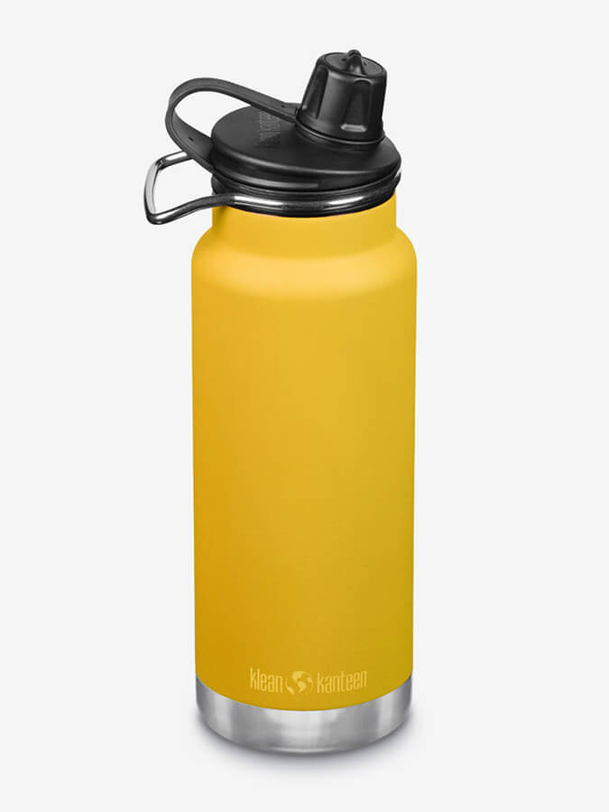 Klean Kanteen TKWide 32oz (946ml) Insulated Stainless Steel Water Bottle with Leak-Proof Chug Cap - Perfect for Hiking, Gym & Outdoor Adventures