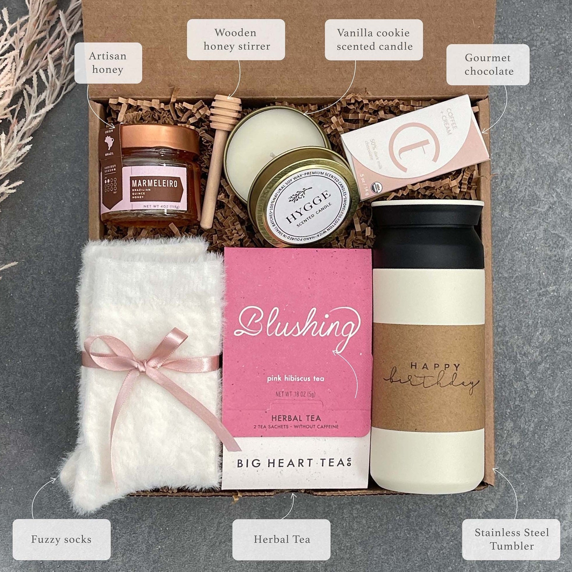 Best Birthday Gift Basket for Women - Elegant Gift Box for Mom, Sister, Wife | Thoughtful Present for Birthday, Anniversary, Mother's Day | Perfect for Home Decor, Party Favors & Special Occasions