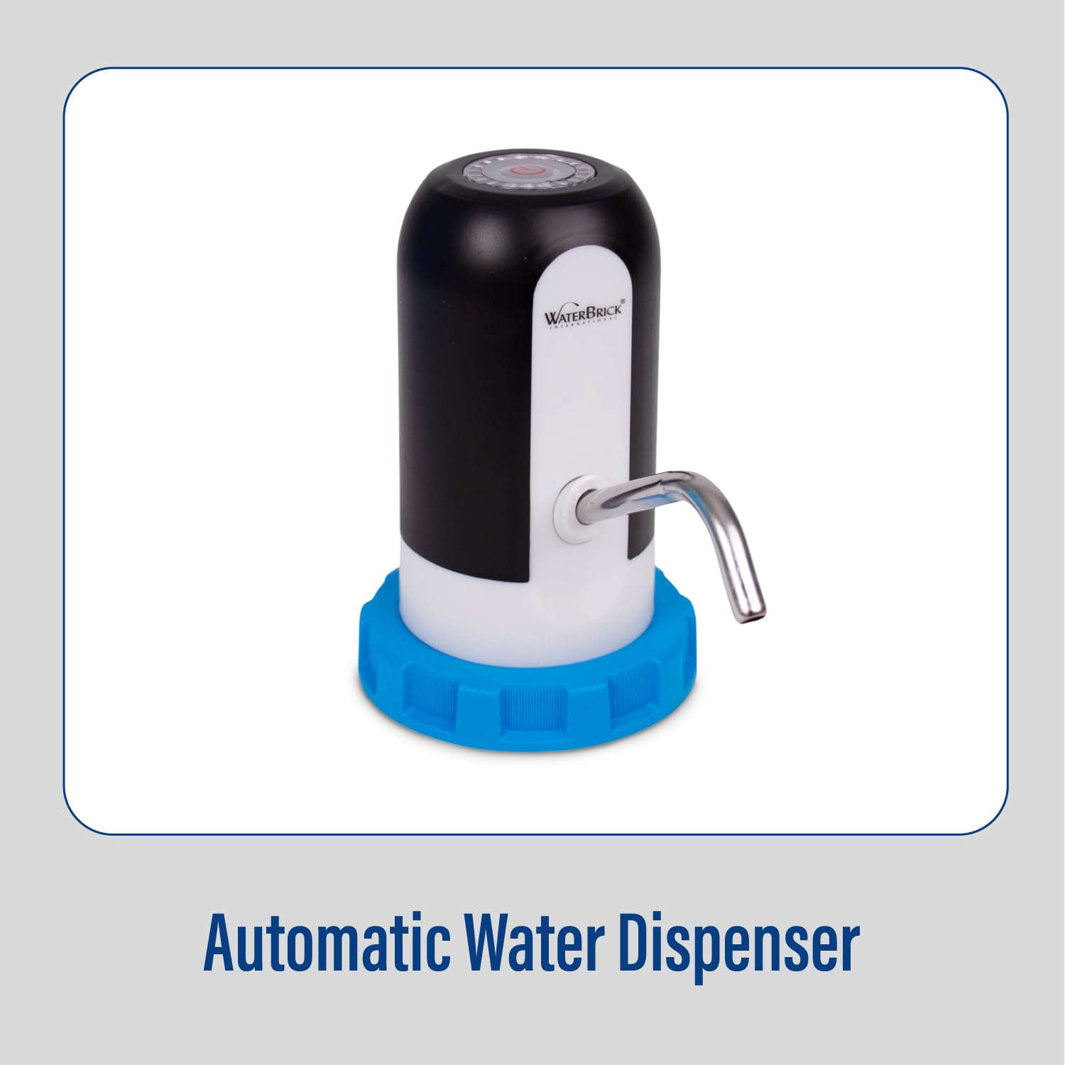 Automatic Water Dispenser Pump for WaterBrick Storage Container - Rechargeable Button-Operated Water Pump with BPA-Free Materials | Perfect for Camping, Emergency Preparedness & Outdoor Activities