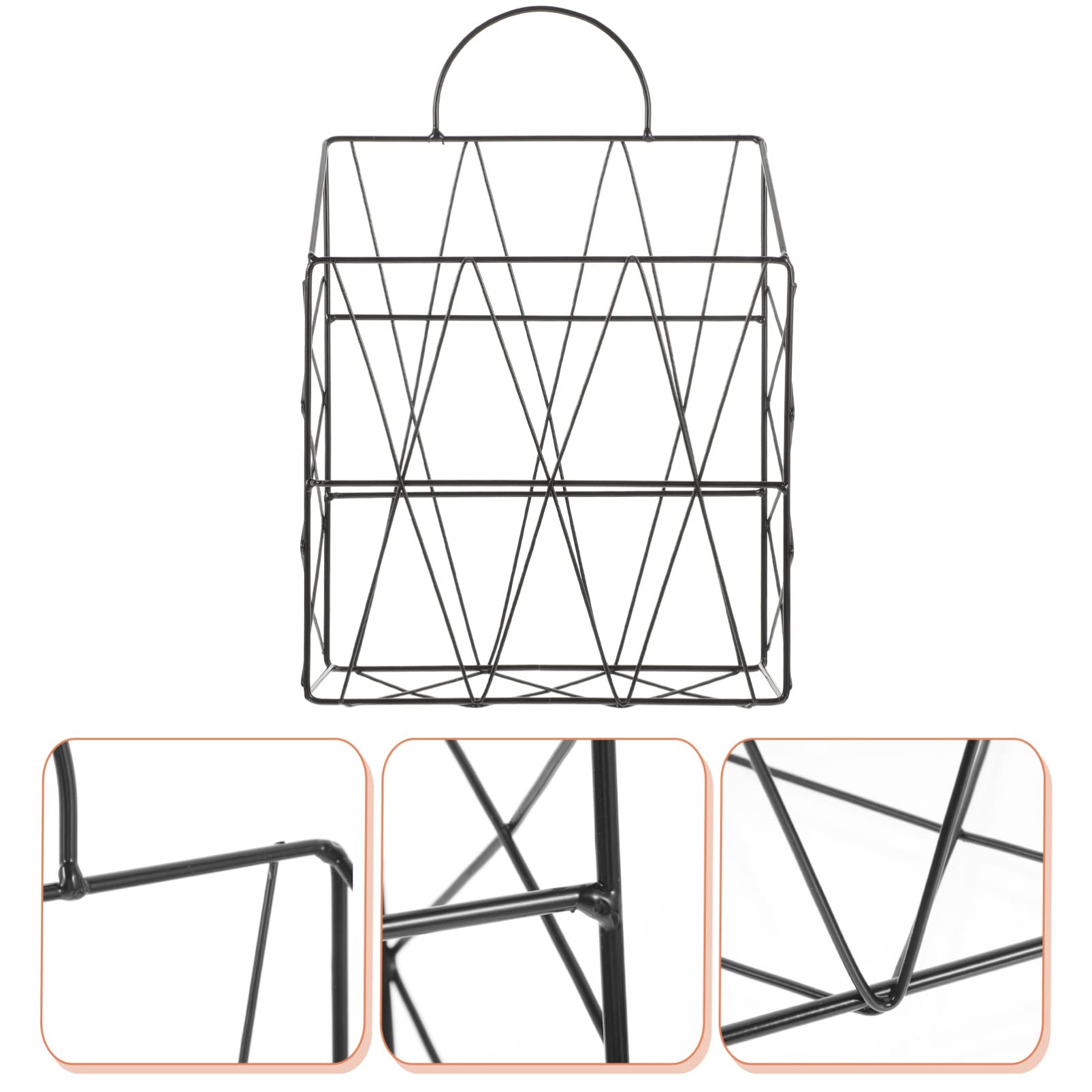 Artibetter Wall Mount File Holder - Office Desk Organizer for Books, Magazines & Papers - Home & Office Use