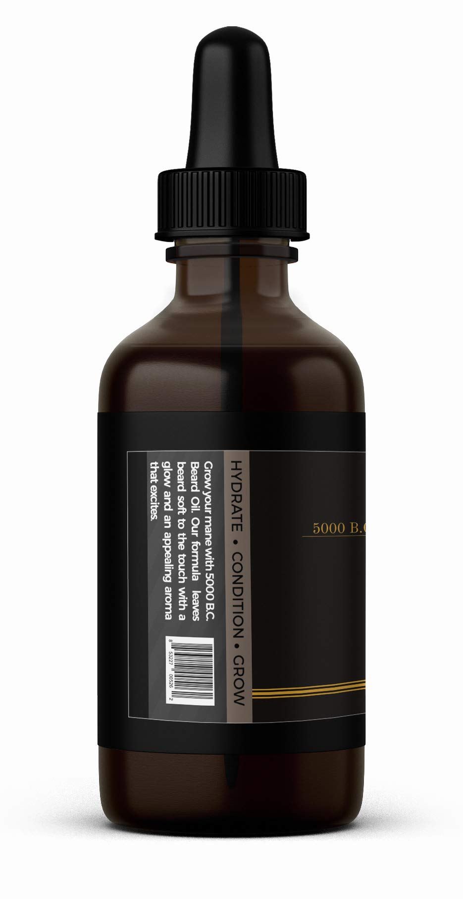 Xotics Natural Beard Growth Oil for Men - 100% Pure Organic Mustache & Beard Oil to Stimulate Growth, Thicken & Strengthen Facial Hair - Fast Absorbing Citrus Scented Beard Oil (2oz) - Perfect for Daily Grooming, Beard Care Routine & Styling