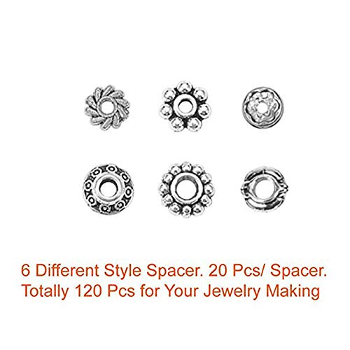 500pcs Lava Beads Stone Rock with Chakra Beads & Spacer Beads - Essential Oil Diffuser Jewelry Making Kit, DIY Beading Supplies for Necklaces, Bracelets & Aromatherapy Accessories