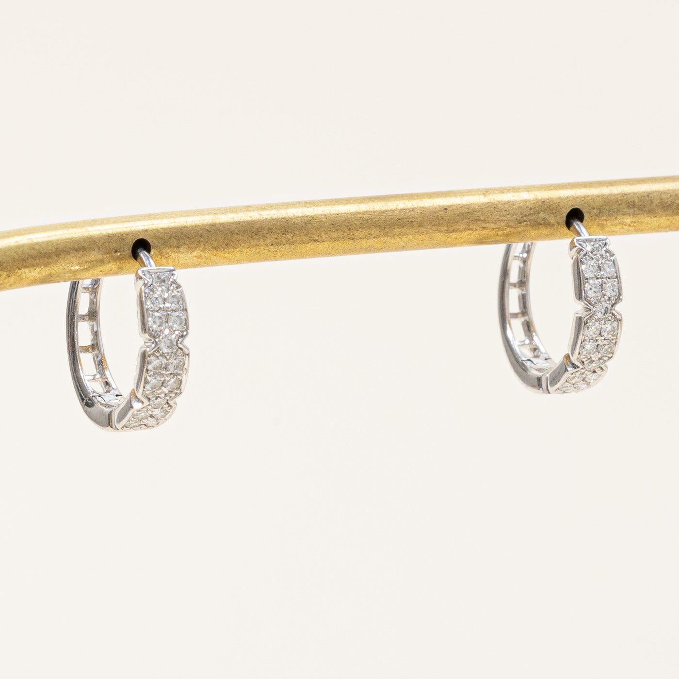0.27ctw Diamond Huggie Earrings for Women - 14K Gold Hoop Earrings for Everyday Wear & Special Occasions