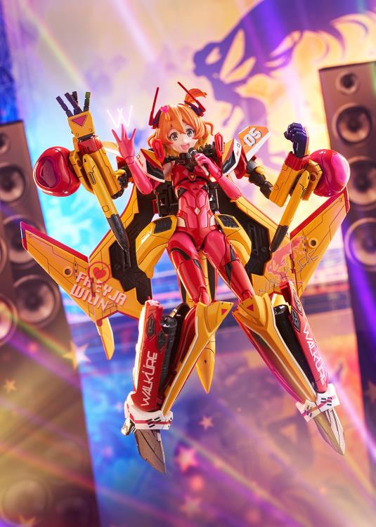 Aoshima ACKS No.MC 14 Macross VFG Variable Fighter Girls VF-31J Siegfried Freyja Wion Model Kit - Anime Collectible Building Set for Display & Gifting