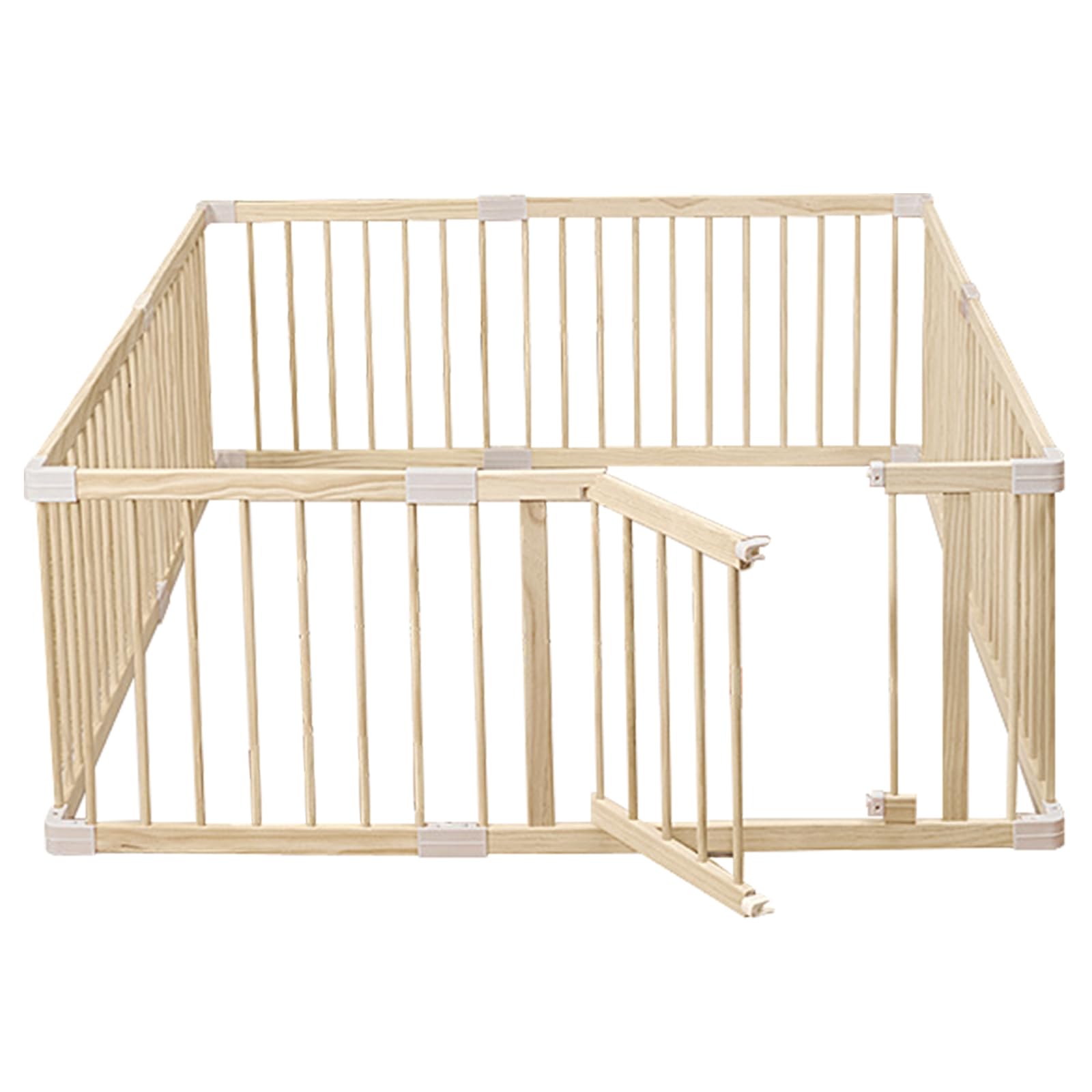 HARPPA Baby Safety Gate & Playpen - 56x56x24 Inches Play Yard Fence for Babies & Toddlers - Indoor/Outdoor Play Area Protection for Home, Stairs, and Doorways