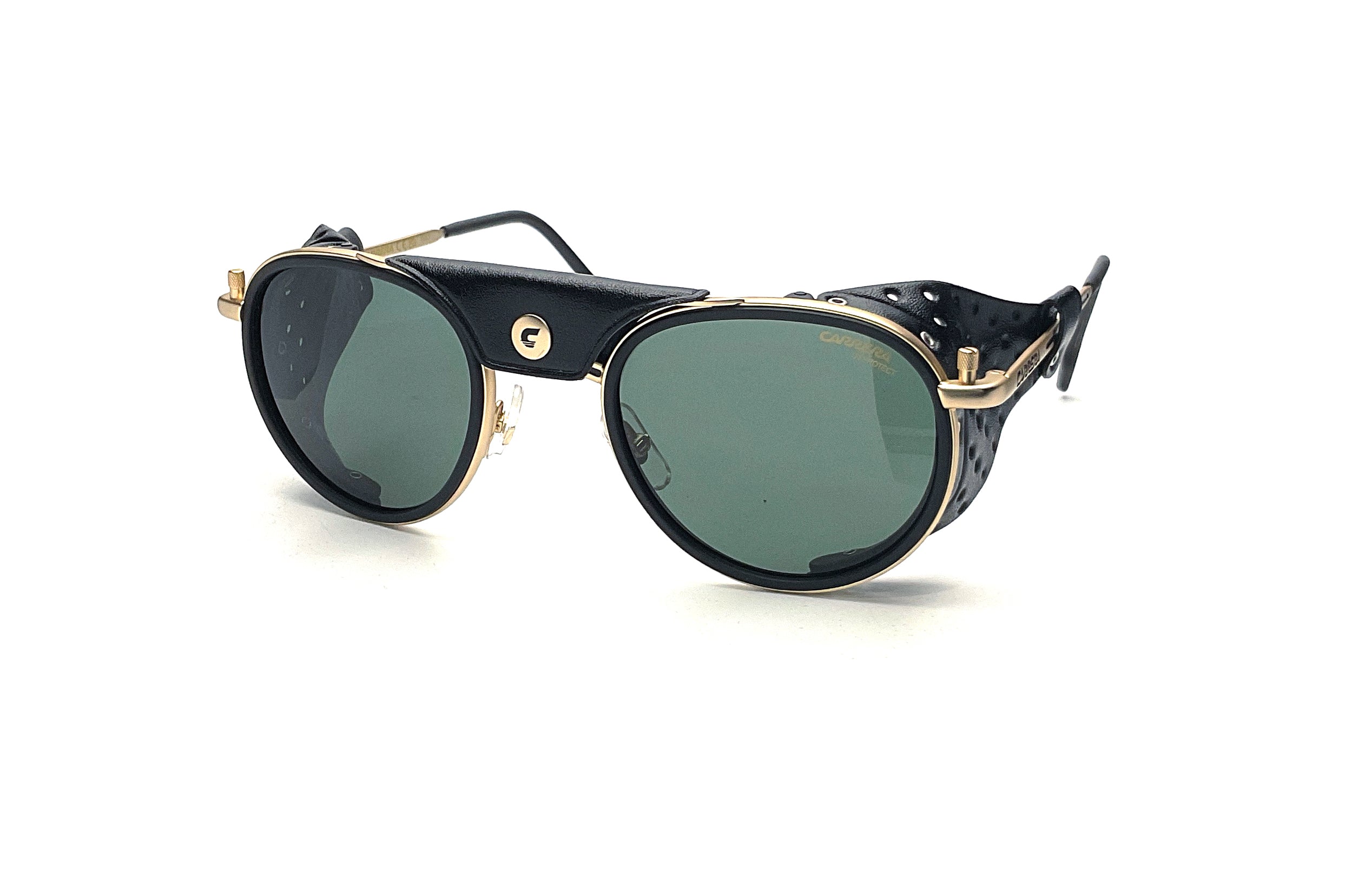 Carrera C Sport 05 Matte Gold Sunglasses - Polarized UV Protection Sports Sunglasses for Men & Women - Perfect for Running, Cycling, and Outdoor Activities