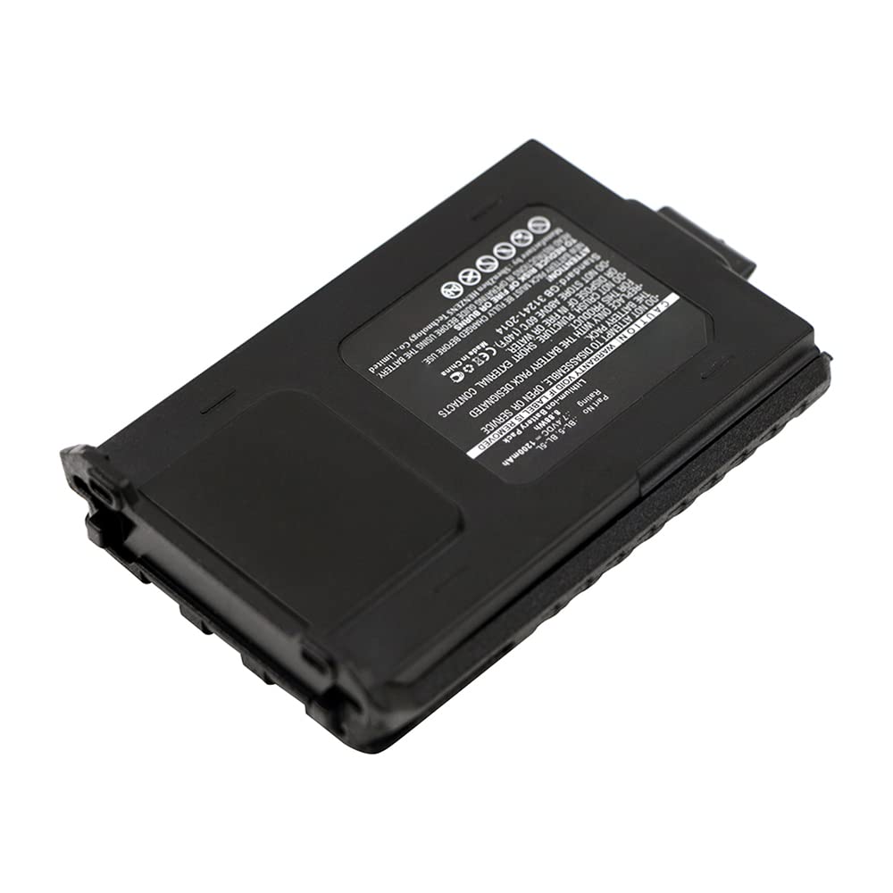 Synergy Digital 2-Way Radio Battery - Li-ion 7.4V 1200mAh Replacement for Baofeng BL-5 | Long-Lasting Power for Walkie Talkies | Perfect for Outdoor Adventures, Construction Sites & Emergency Communication