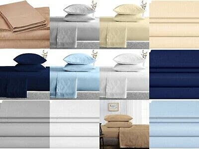Premium 100% Giza Egyptian Cotton Split Queen Sheet Set - 15