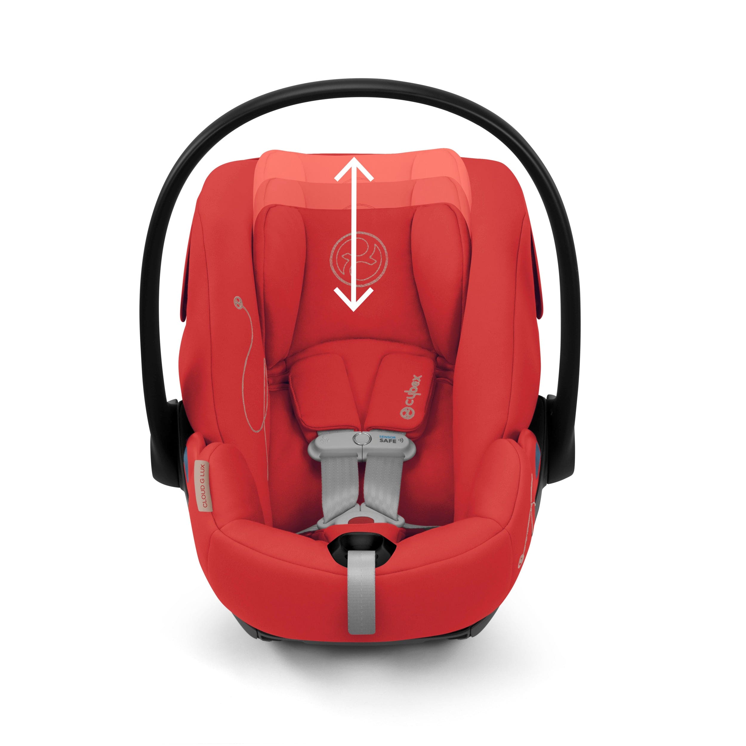 Cybex Cloud G Lux Comfort Extend Infant Car Seat - Premium Safety & Comfort for Newborns - Perfect for Travel, Shopping & Family Outings