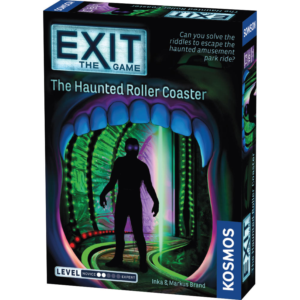 EXIT: The Haunted Roller Coaster - Escape Room Board Game for Adults & Teens | Horror-Themed Strategy Game for Halloween Parties & Family Game Nights