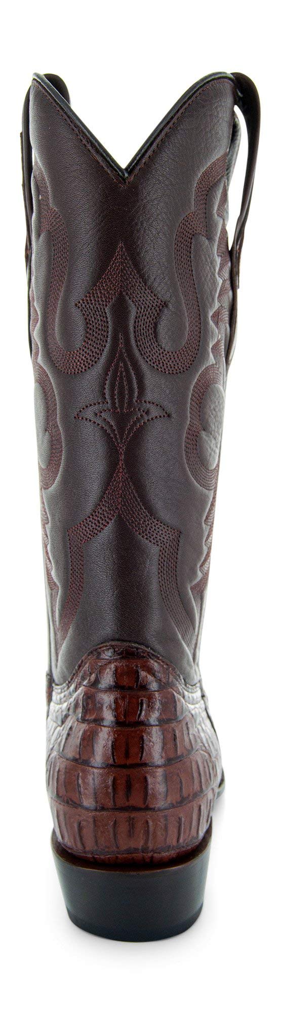 **Soto Boots Men's Gator Tail Print Cowboy Boots - Western Style Exotic Leather Boots for Men H7006 | Perfect for Rodeo, Country Music Festivals & Casual Wear**