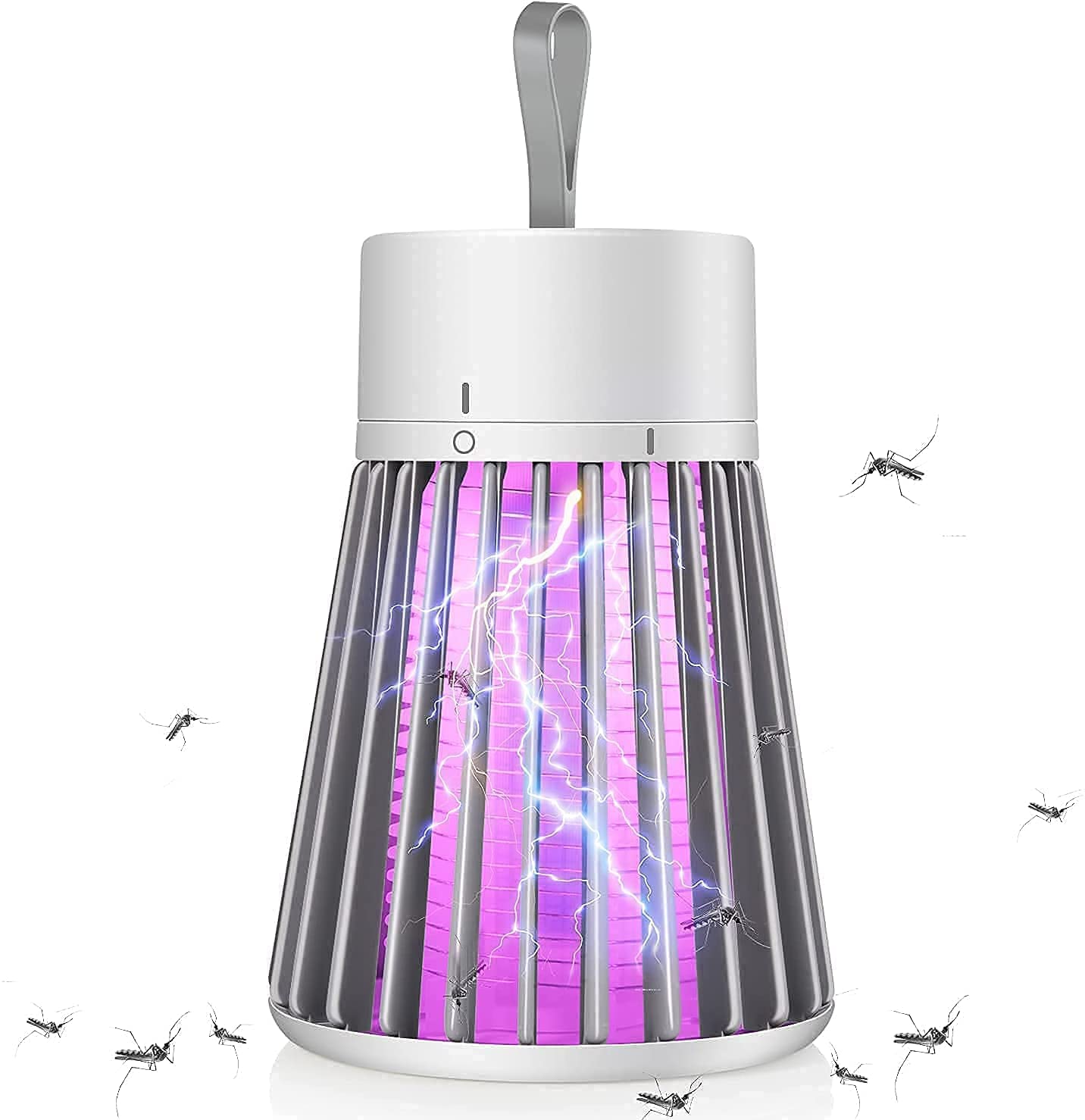 Eco-Friendly LED Mosquito Killer Lamp - USB Powered Electronic Insect Trap for Home & Outdoor Use | Indoor Bedroom, Patio, Camping Mosquito Repellent Device