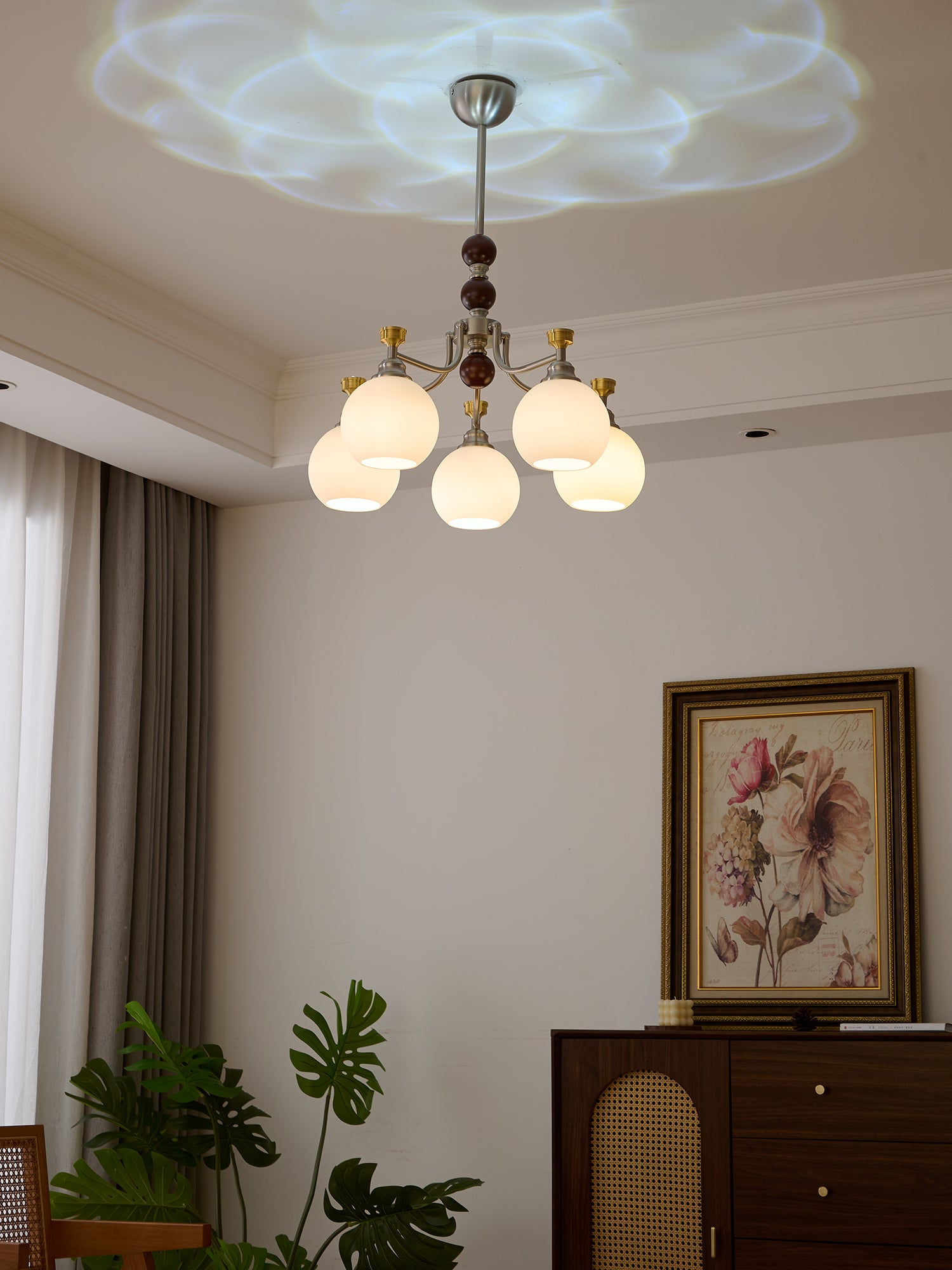 Lucienne Orb Chandelier - Modern Crystal Ceiling Light Fixture for Dining Room, Living Room, Bedroom | Elegant Lighting for Home Decor & Interior Design
