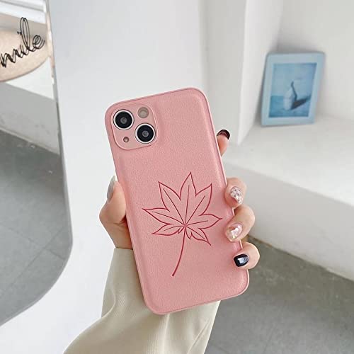 Premium Slim PU Leather iPhone 13 Pro Max Case with Camera Protection - Shockproof Full Body Cover for Women & Girls (Pink) | Perfect for Everyday Use, Travel & Office