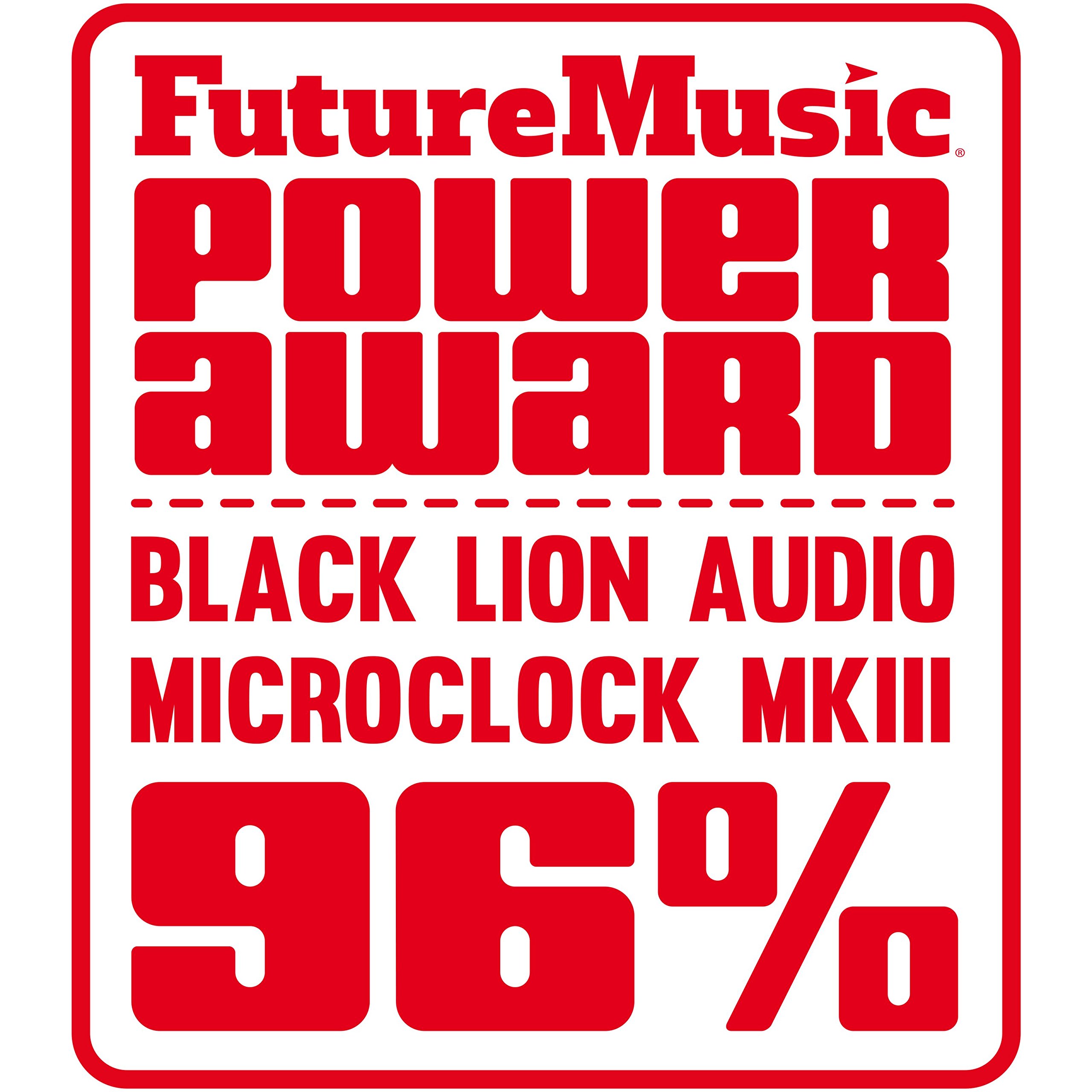 Black Lion Audio Micro Clock MKIII - High Precision Digital Audio Clock for Studio Recording & Mastering | Perfect for Home Studios, Podcasting, and Professional Audio Production