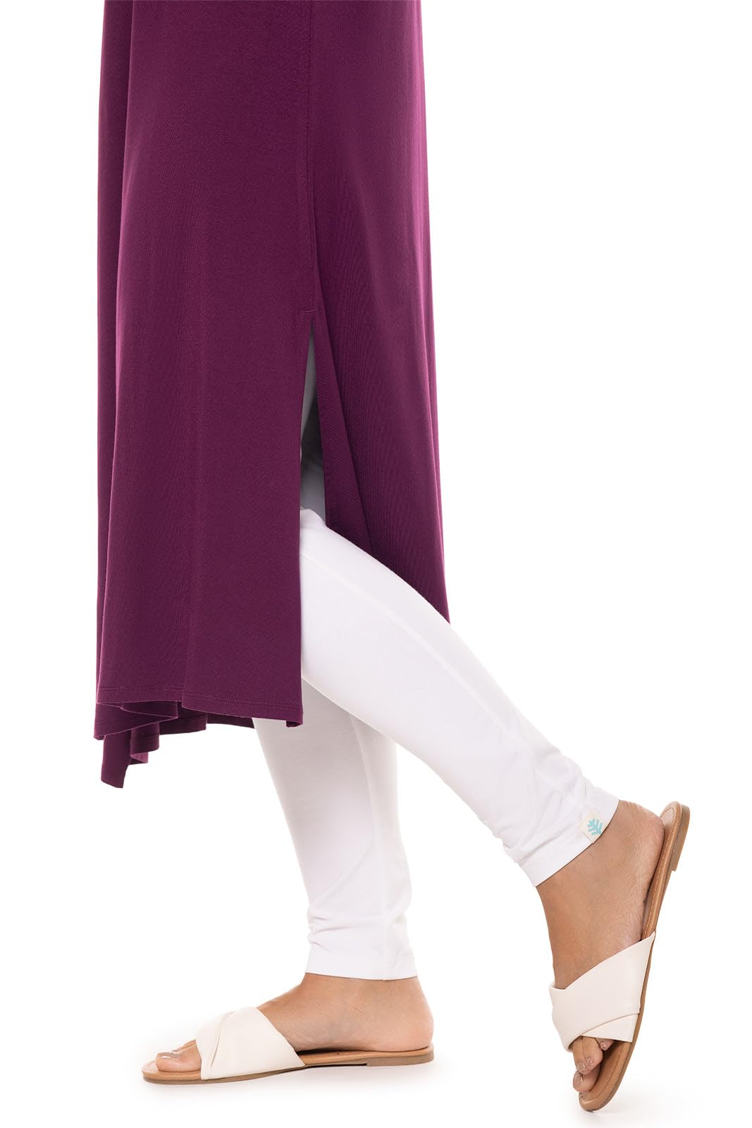 Coolibar UPF 50+ Women's Sun Protective Long Sleeve Tunic Top - Lightweight UV Protection Shirt for Beach, Hiking & Outdoor Activities