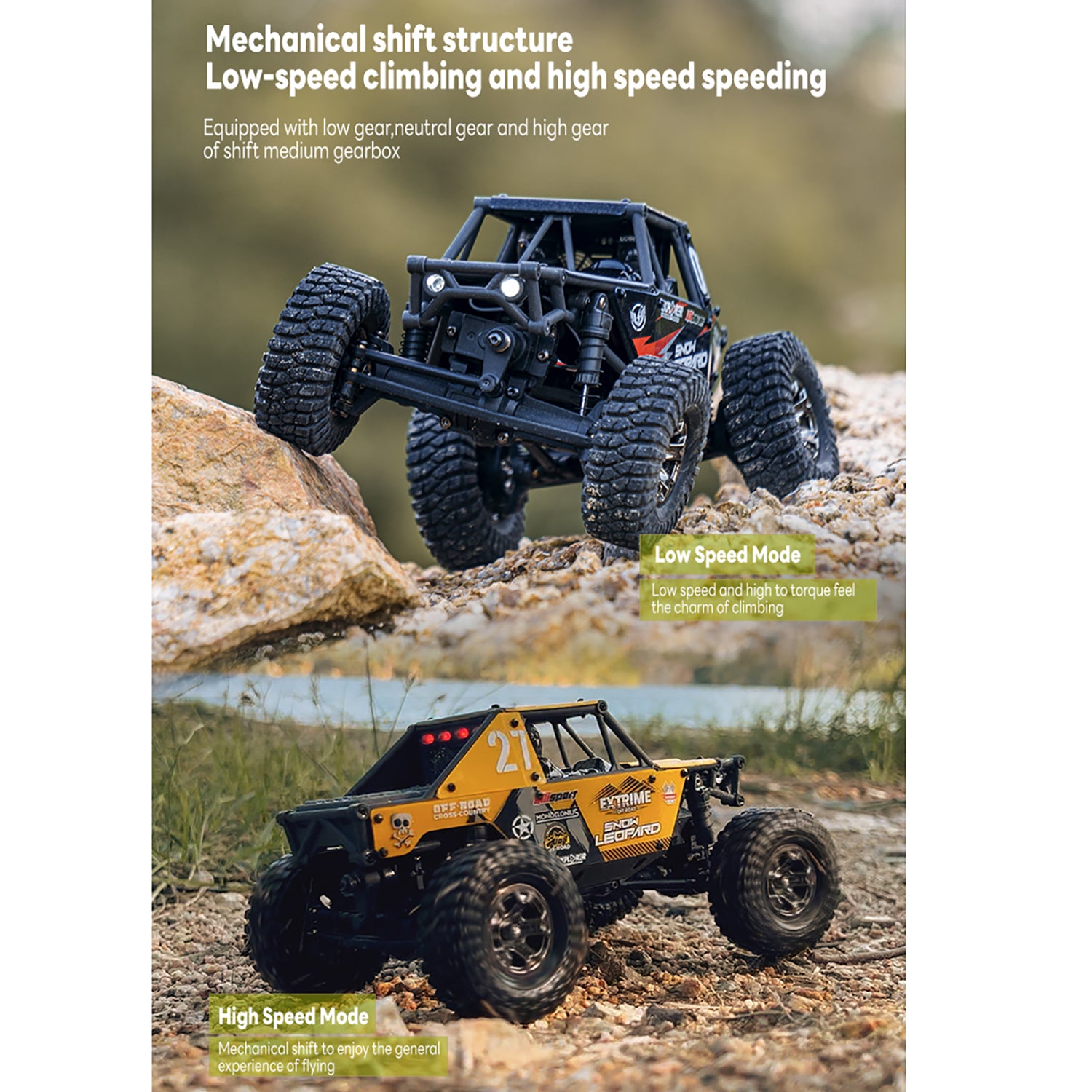 UdiRC UCX2405PRO 1/24 Scale 2.4GHz 4WD RC Rock Crawler with Brushless Motor & ESC - Ready-to-Run Off-Road Remote Control Car Toy for Adults & Kids - Perfect for Indoor Crawling, Backyard Adventures & RC Racing