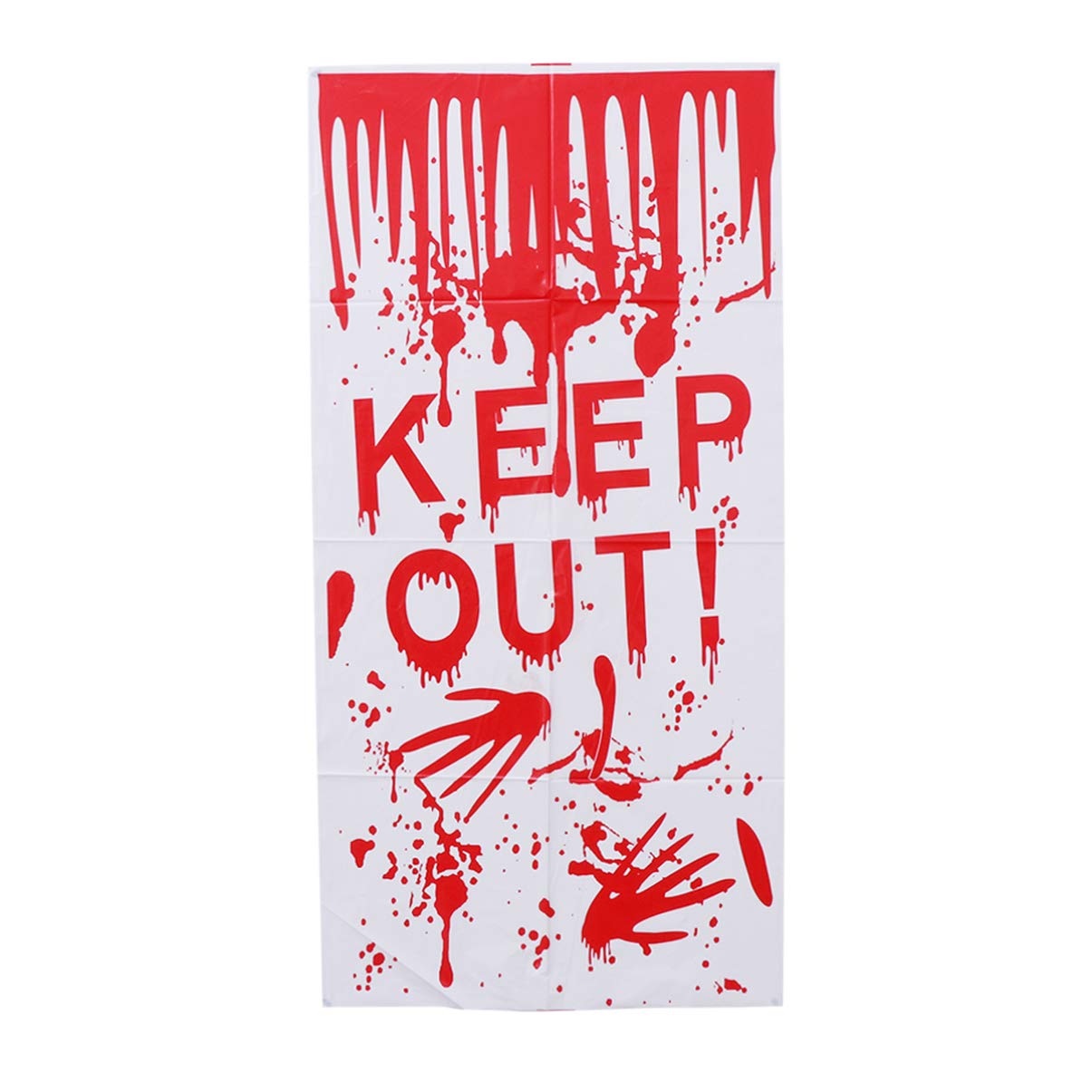 PRETYZOOM 2-Pack Halloween Bloody Stickers - Spooky Party Decor for Windows, Doors & Walls - Haunted House, Masquerade & Bar Decorations - Perfect for Halloween Parties & Scary Home Decor