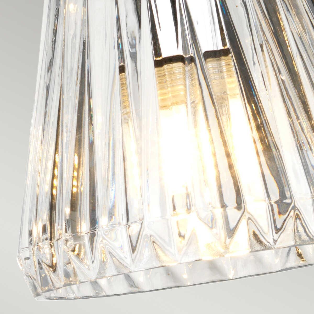 Agatha 3-Light Modern Chrome Pendant Light Fixture for Bathroom Vanity - Perfect for Powder Room, Master Bath, and Contemporary Home Decor
