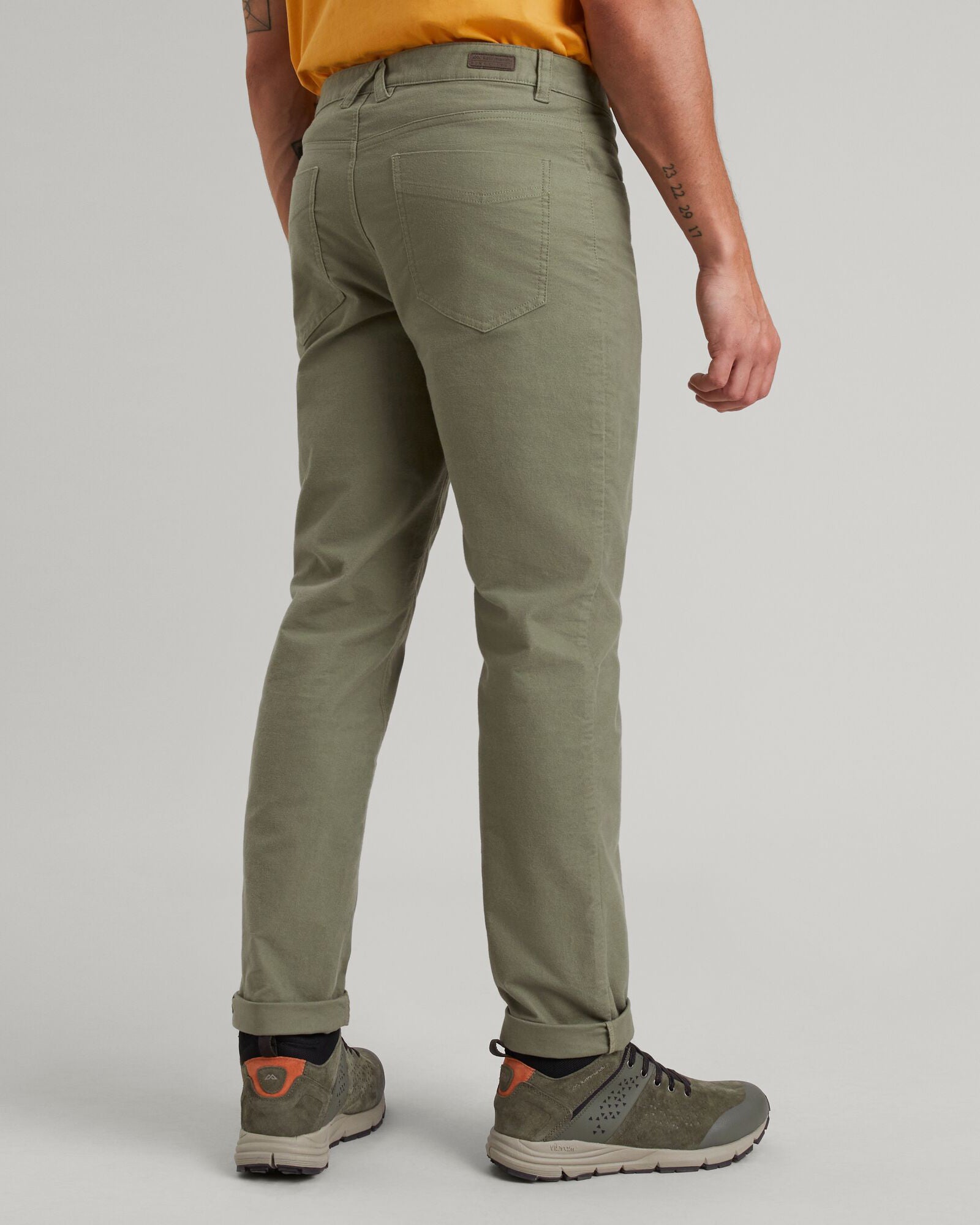 Men's Flight Moleskin Pants - Comfortable Travel & Outdoor Adventure Trousers for Hiking, Camping & Casual Wear - Beech Color