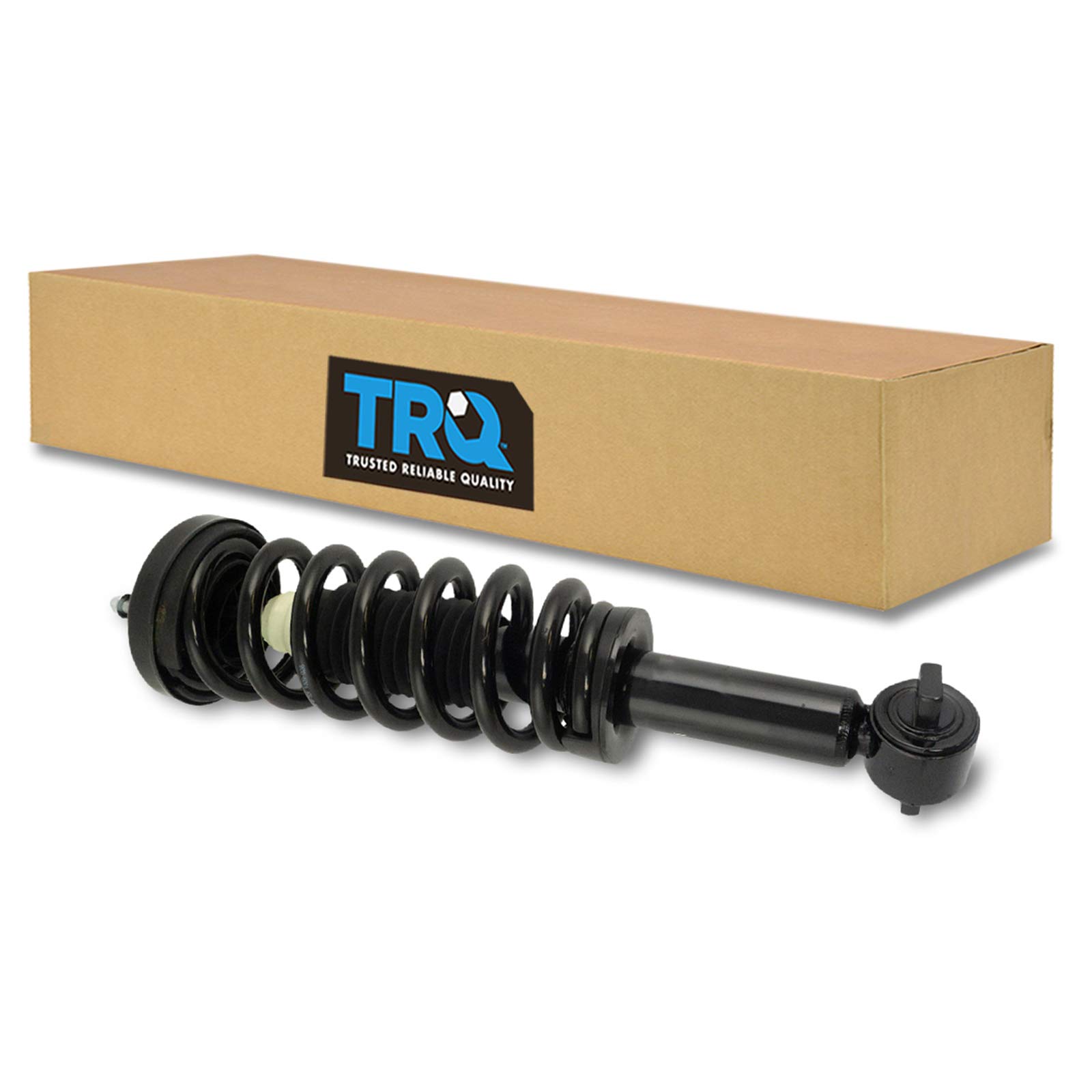 TRQ Front Left Complete Strut & Coil Spring Assembly - Driver Side Replacement for 2014 Ford F-150 Pickup Truck - Perfect for Smooth Ride & Off-Road Adventures