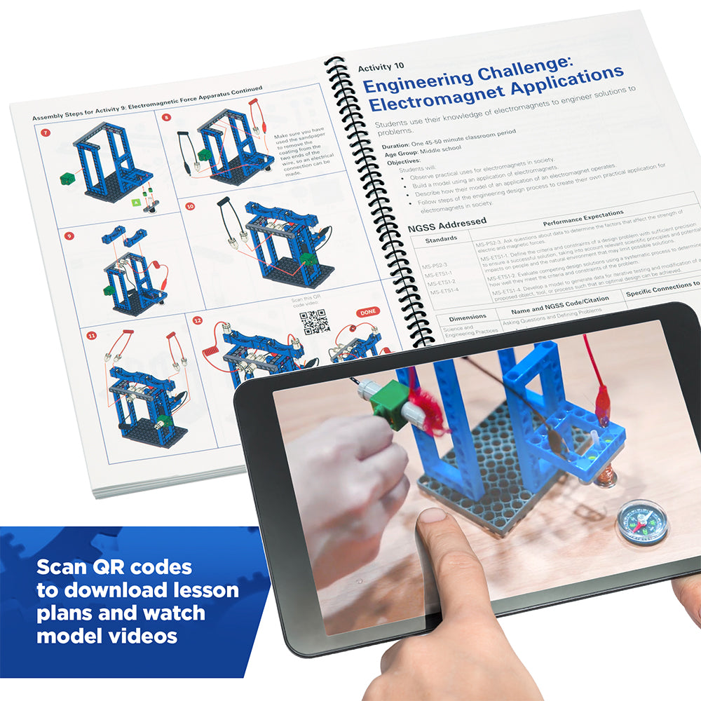 Forces & Interactions Middle School Physics Classroom Kit - 8 Pack Bundle for Hands-On STEM Learning & Science Experiments