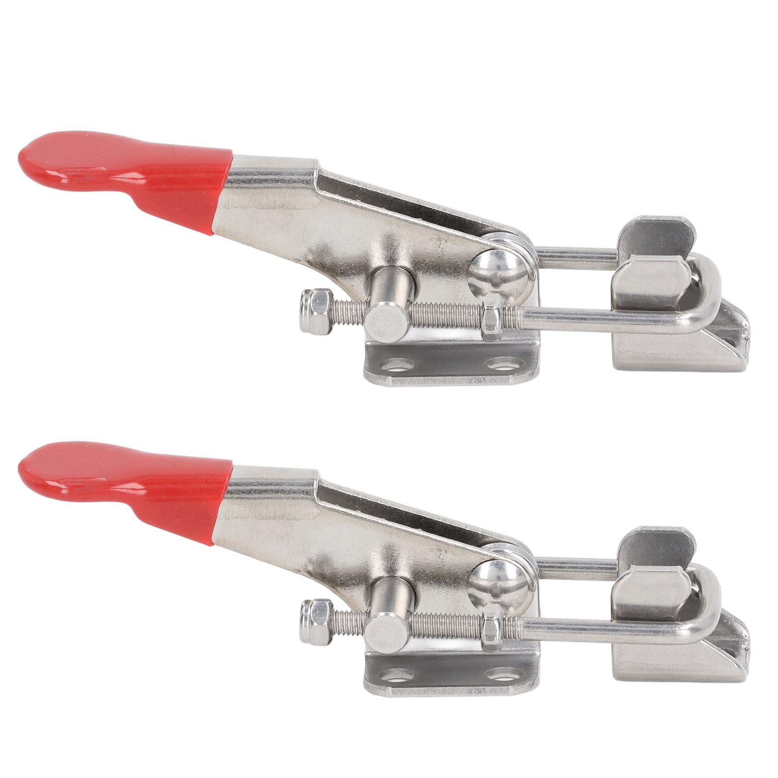 Heavy Duty Toggle Clamp 400lbs Capacity - Adjustable Firm Fixing Pull Latches Kit for Doors, Cabinets & Workbenches - Perfect for Woodworking, Metalworking & DIY Projects