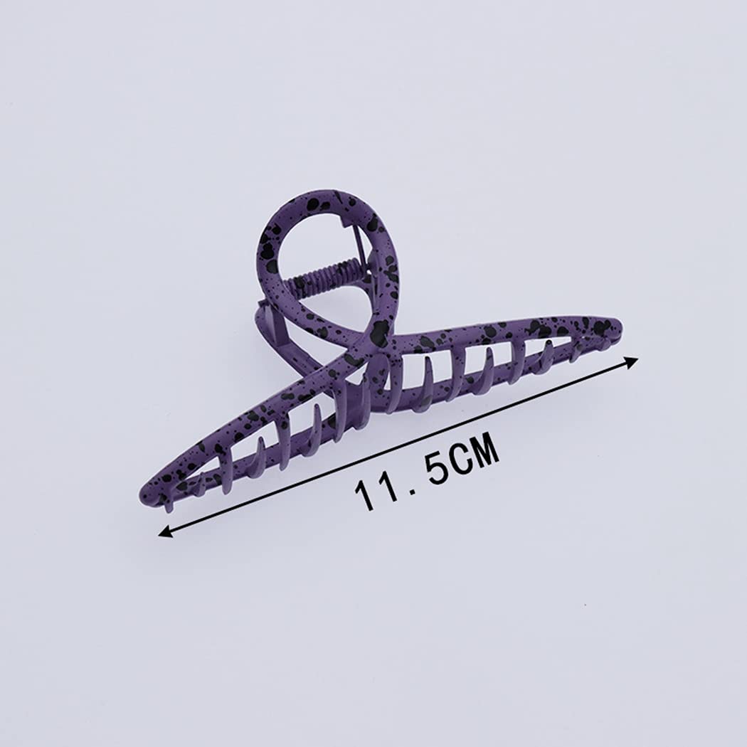 Dorakitten Large Hair Claw Clips 6PCS - Strong Hold Fashion Hair Clips for Women, Elegant Hair Barrettes & Jaw Clips - Perfect for Work, Parties, and Everyday Hairstyles