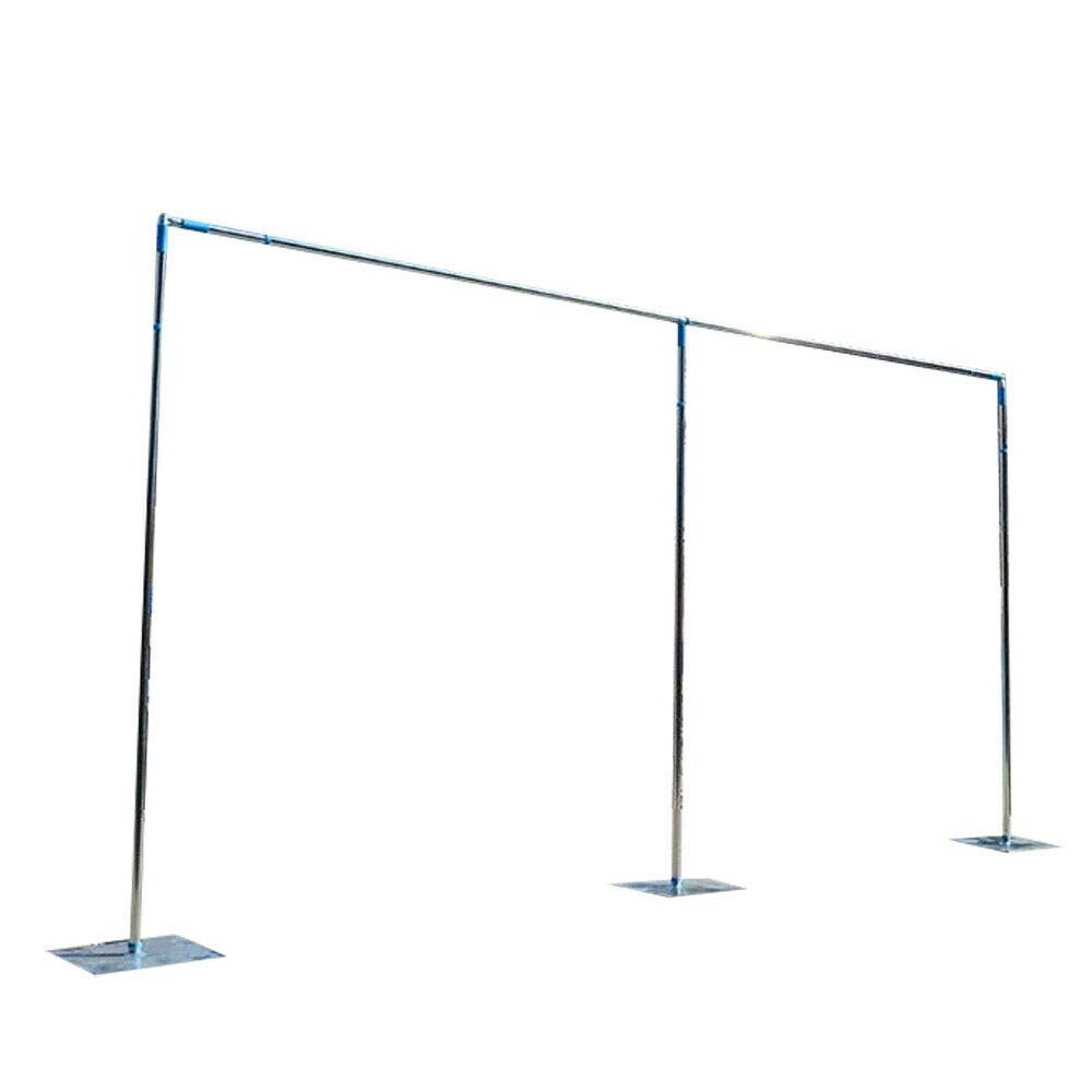 TFCFL Heavy Duty 10x20ft Backdrop Stand Kit with Telescopic Pipe & Drape System, Steel Base - Professional Photography Backdrop Frame for Weddings, Parties, Events, Studio and Outdoor Photo Shoots