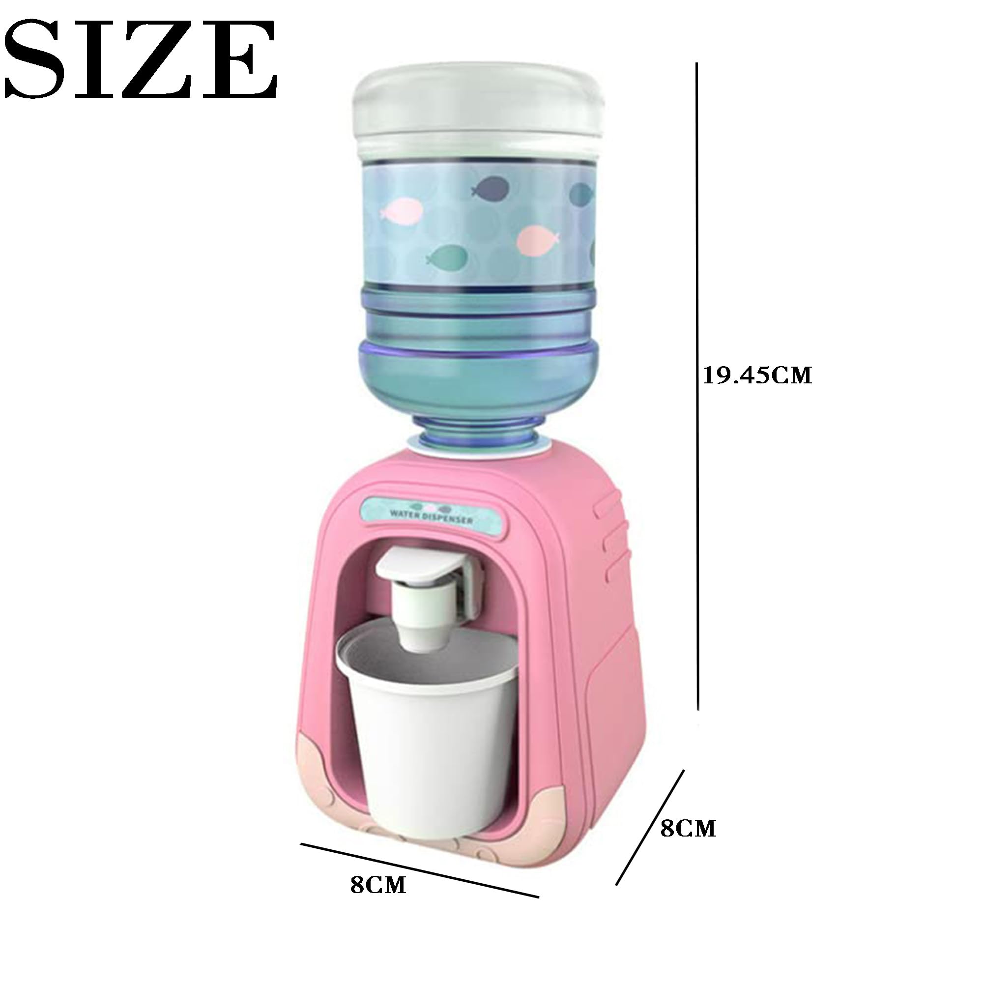 Micellar Water Dispenser - Mini Makeup Remover Container & Fun Simulation Kitchen Toy for Family Play (Pink) | Perfect for Beauty Routines, Kids Playtime & Home Decor