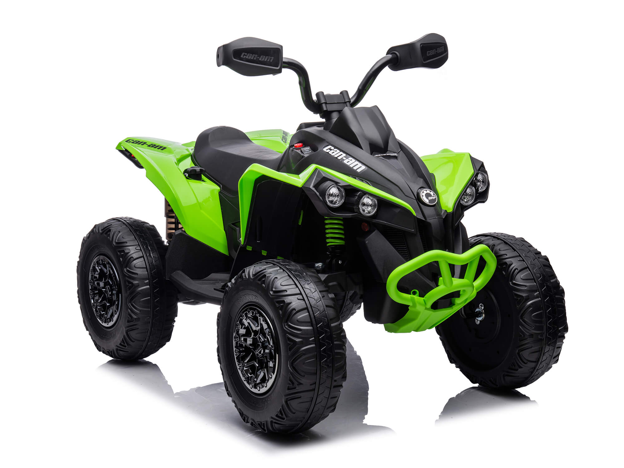 24V Can Am Kids Renegade 4WD Ride On Quad ATV - Green Electric Toy Car for Boys & Girls | Outdoor Adventure, Backyard Play, Birthday Gift