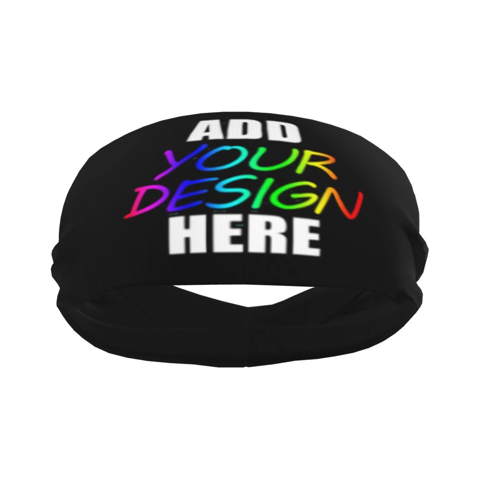 Custom Personalized Workout Sweatbands for Men & Women - Moisture Wicking Stretchy Sport Headbands & Bandanas for Gym, Yoga, Running, Basketball & Cycling - Perfect for Active Lifestyles & Outdoor Sports