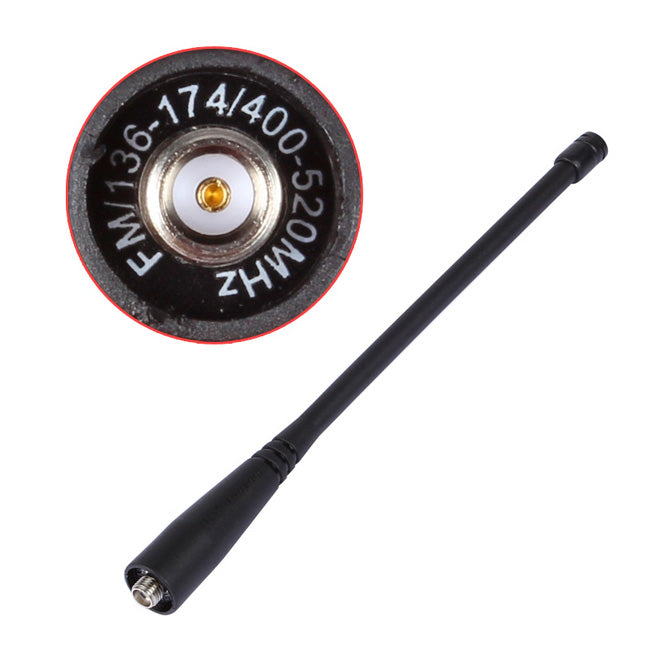 Baofeng SMA Female 17CM Dual Band Antenna for UV-5R Walkie Talkie - High Gain VHF UHF Ham Radio Replacement Antenna - Perfect for Outdoor Adventures, Emergency Communication & Radio Enthusiasts
